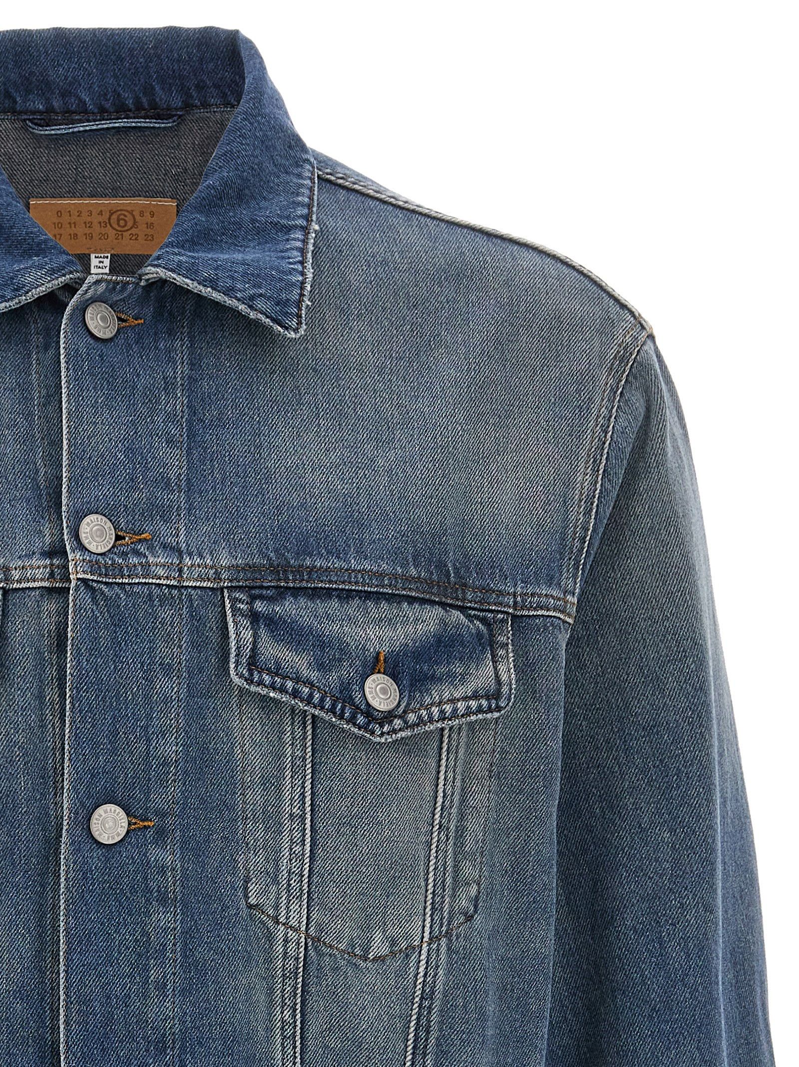 Maison Margiela Raw Cut Denim Jacket Size US M / EU 48-50 / 2 - 3 Thumbnail