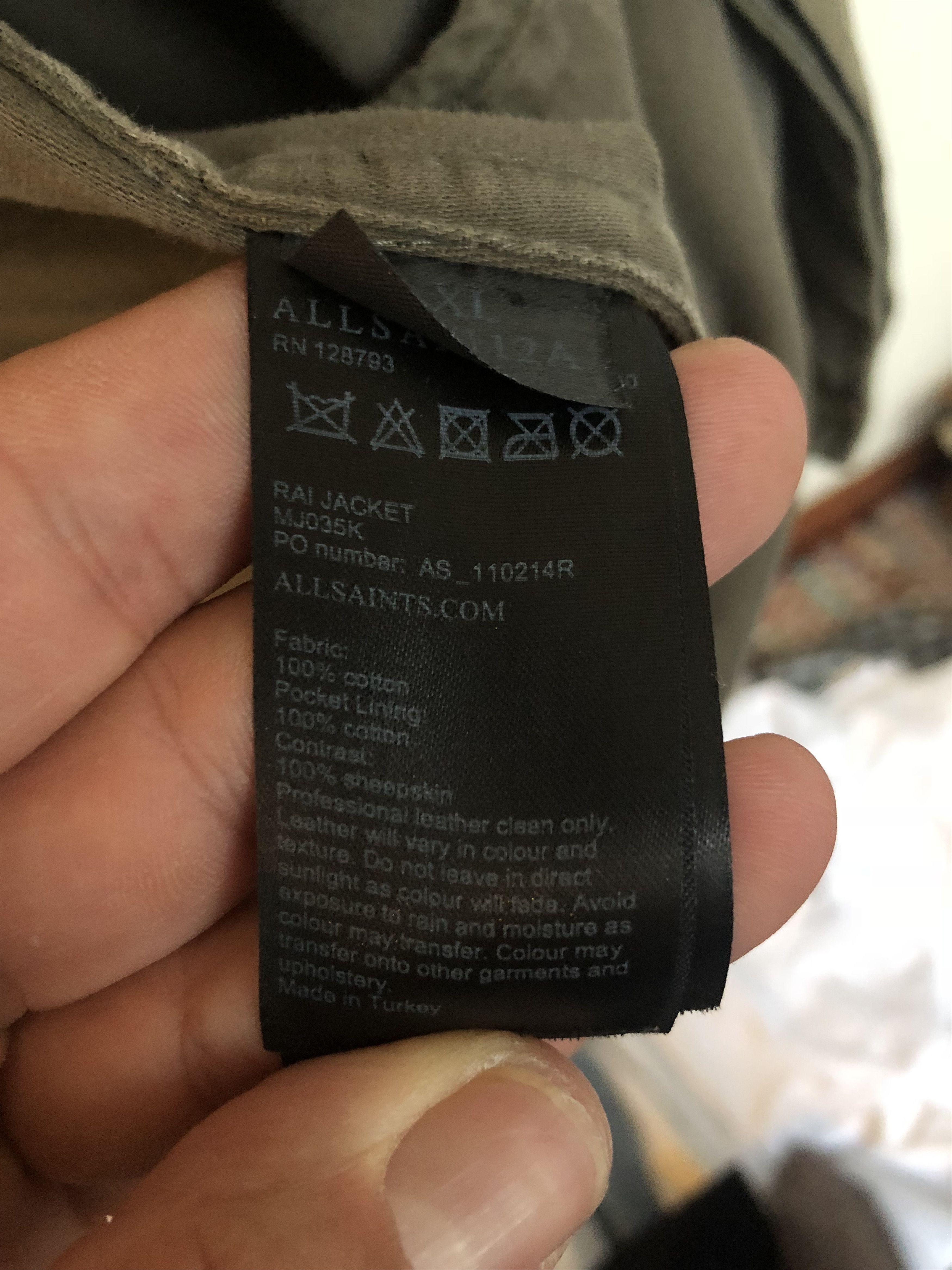 Allsaints RAI JACKET Size US XL / EU 56 / 4 - 3 Thumbnail