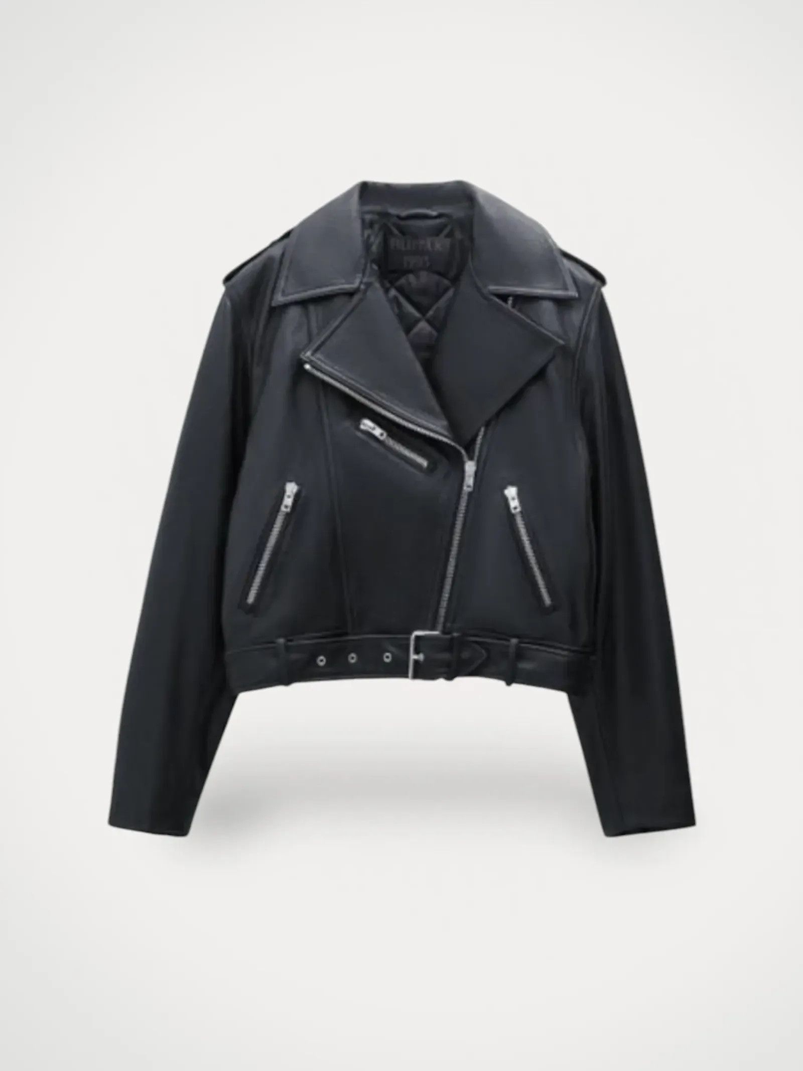 Filippa K Filippa K 93 Leather Biker Jacket Leather Jacket Size M / US 6-8 / IT 42-44 - 2 Thumbnail