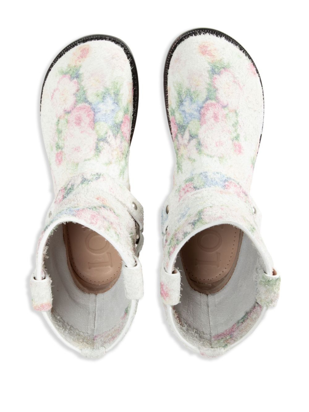 Loewe Campo Floral Print brushed boots Size US 6 / IT 36 - 3 Thumbnail