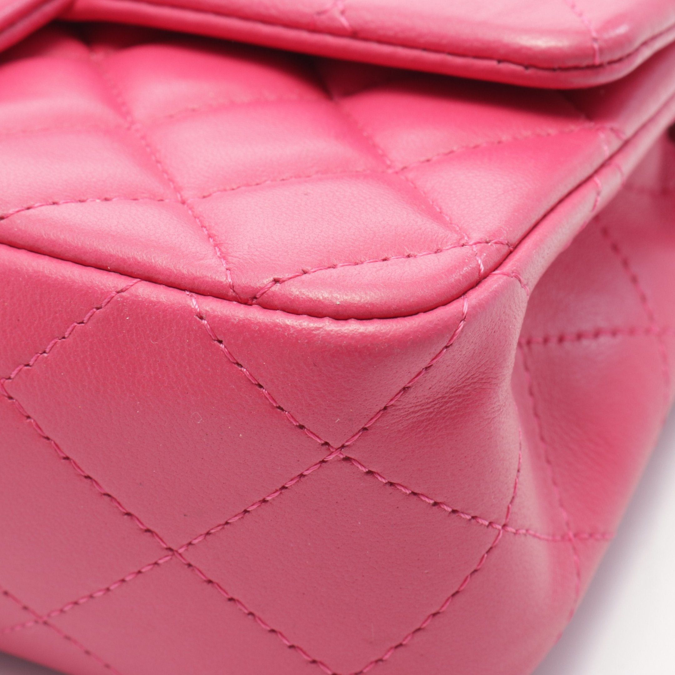 Chanel Chanel Mini Matelasse 20 Chain Shoulder Bag Leather Pink Purple Silver Hardware Size ONE SIZE - 8 Thumbnail