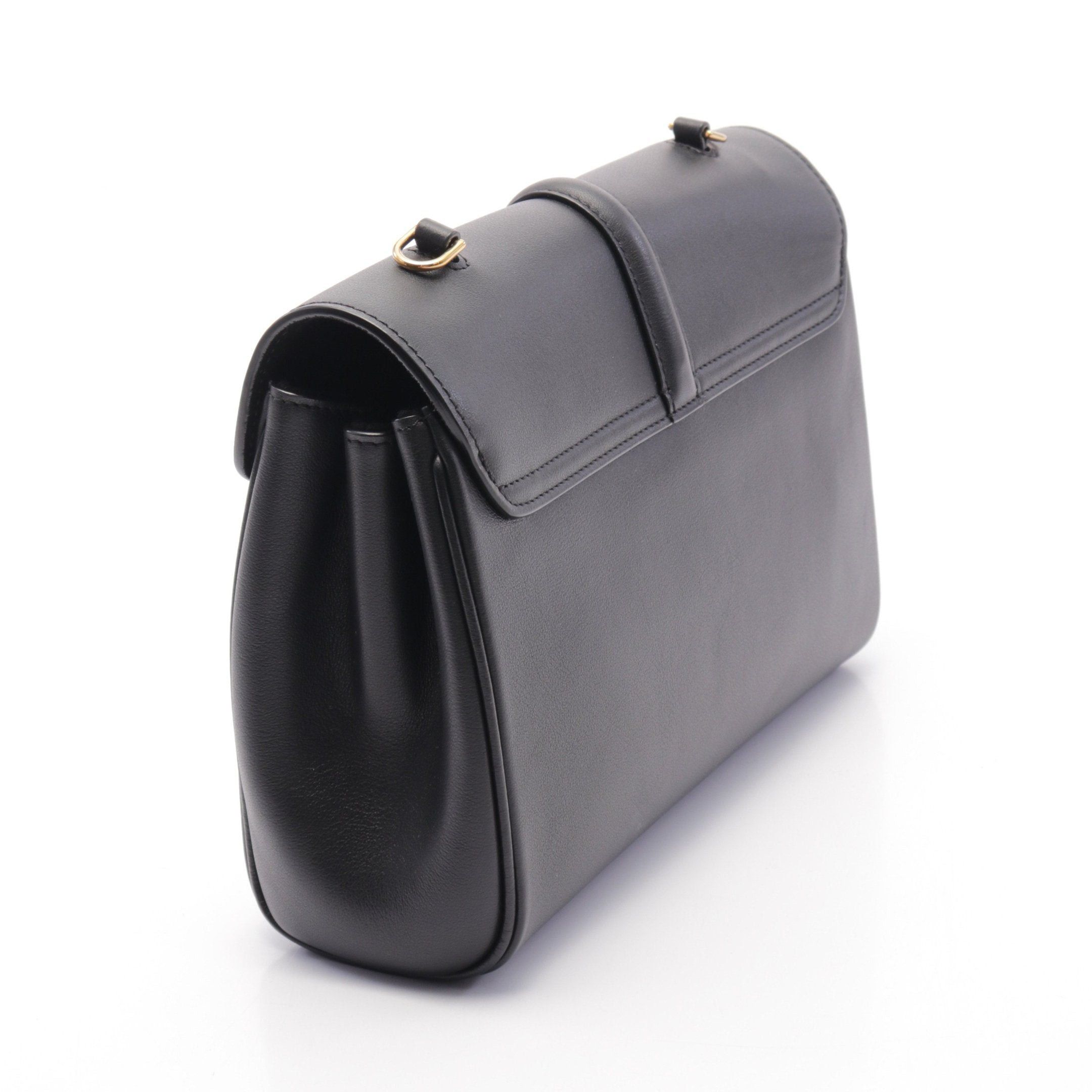 Celine Celine Teen Soft 16 Shoulder Bag Leather Black Size ONE SIZE - 2 Thumbnail