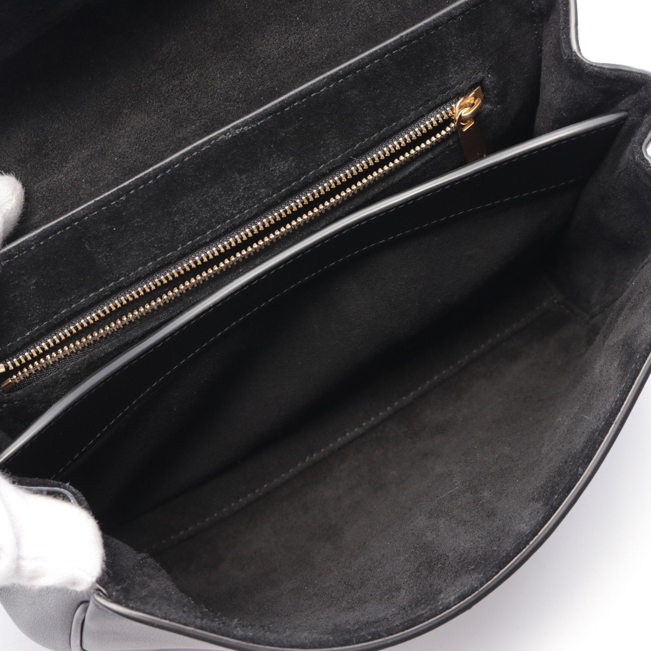 Celine Celine Teen Soft 16 Shoulder Bag Leather Black Size ONE SIZE - 3 Thumbnail