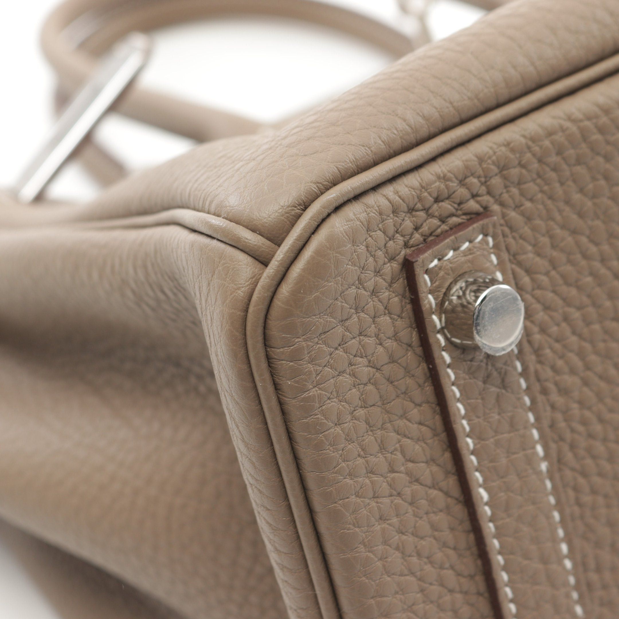 Hermes Hermes Birkin 30 Etoupe Handbag Togo Gray Brown Silver Hardware U Stamp Size ONE SIZE - 6 Thumbnail