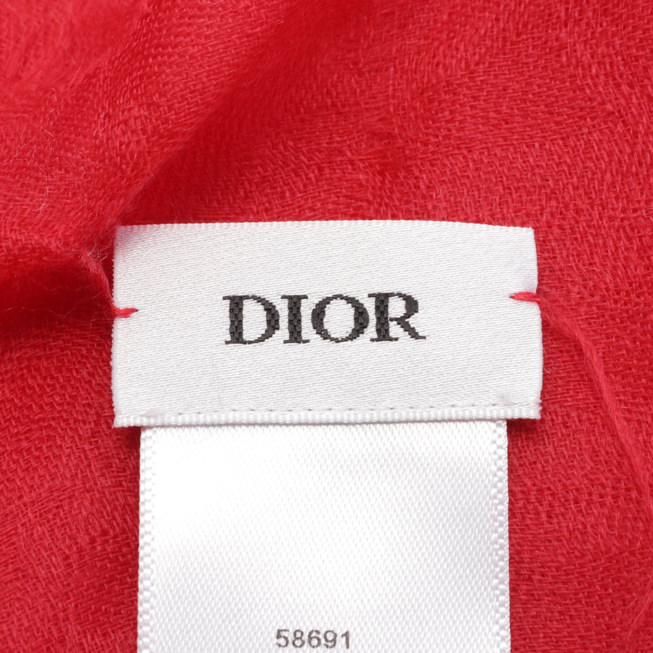 Dior Dior Oblique Stall Cashmere Red Size ONE SIZE - 2 Thumbnail