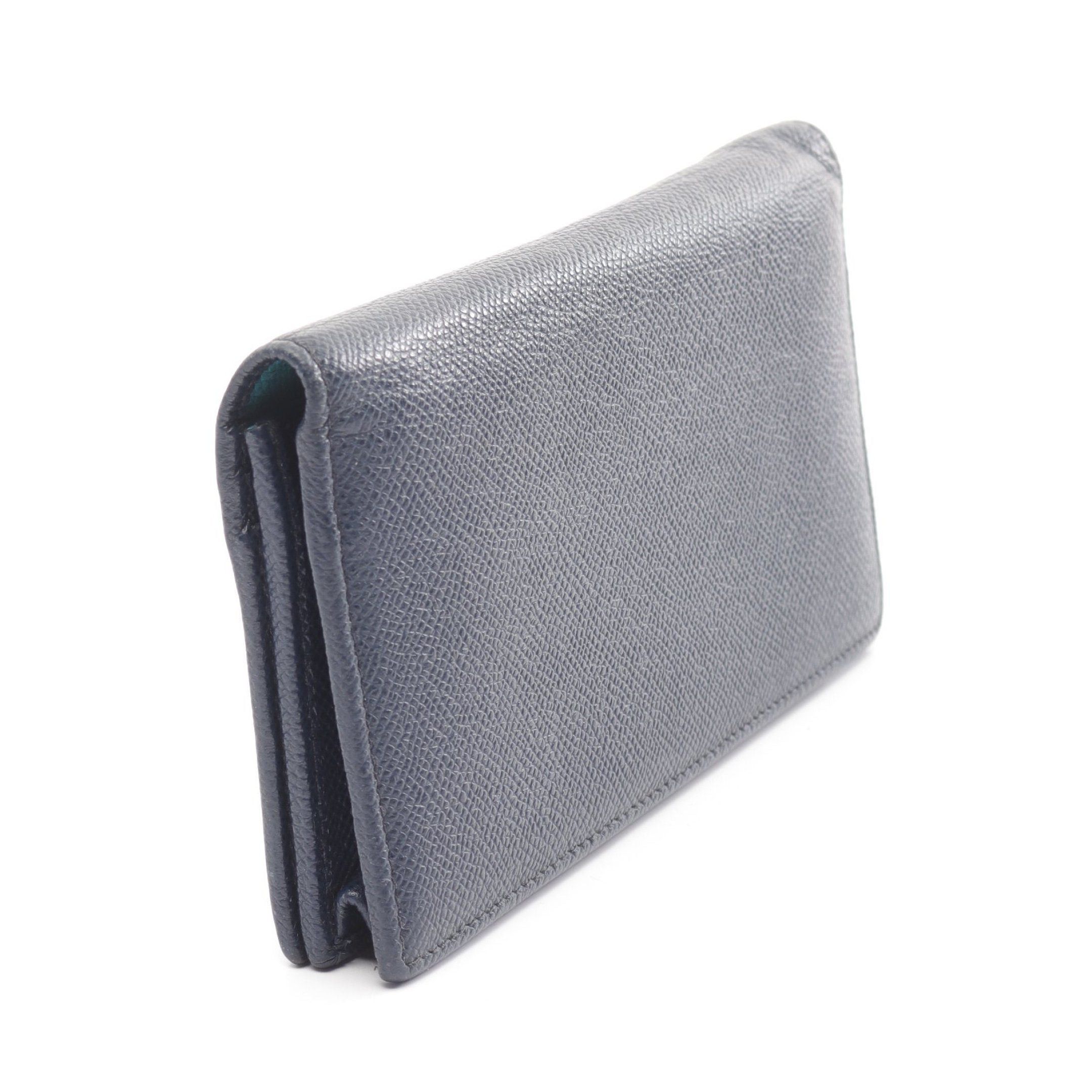 Bvlgari Bvlgari Bvlgari Man Bi-Fold Long Wallet Leather Dark Navy Size ONE SIZE - 2 Thumbnail