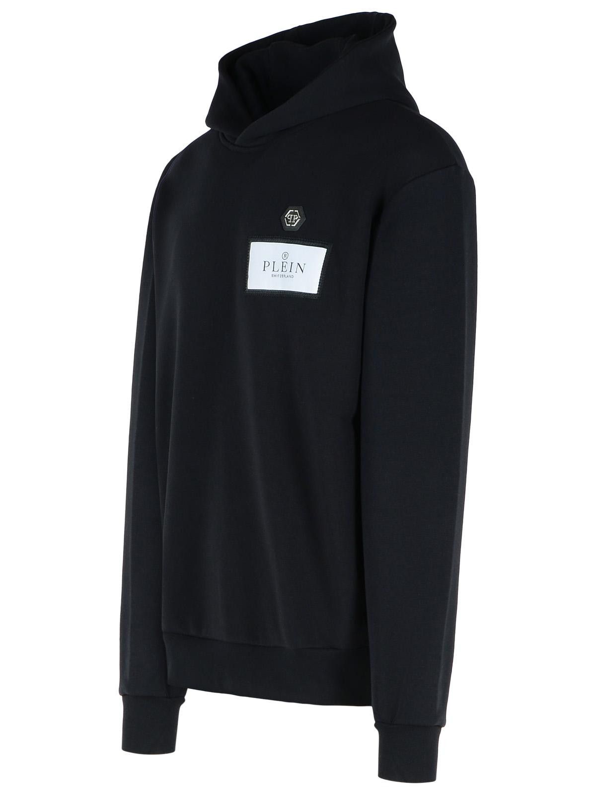 Philipp Plein PHILIPP PLEIN Black Cotton Blend Sweatshirt Size US L / EU 52-54 / 3 - 2 Thumbnail