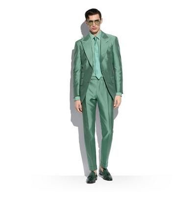 Tom Ford $6.5K VALUE IRIDESCENT TWILL ATTICUS SUIT Size 46R - 3 Thumbnail