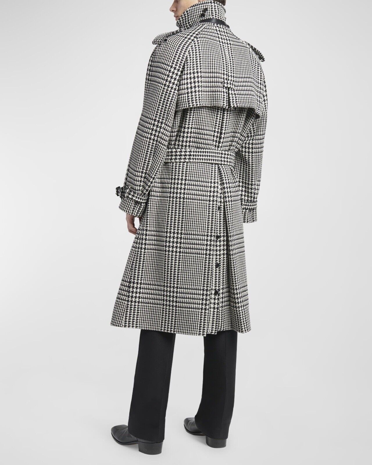 Tom Ford $9450K VALUE Tom Ford Price Of Wales Trench Jacket Size US M / EU 48-50 / 2 - 3 Thumbnail