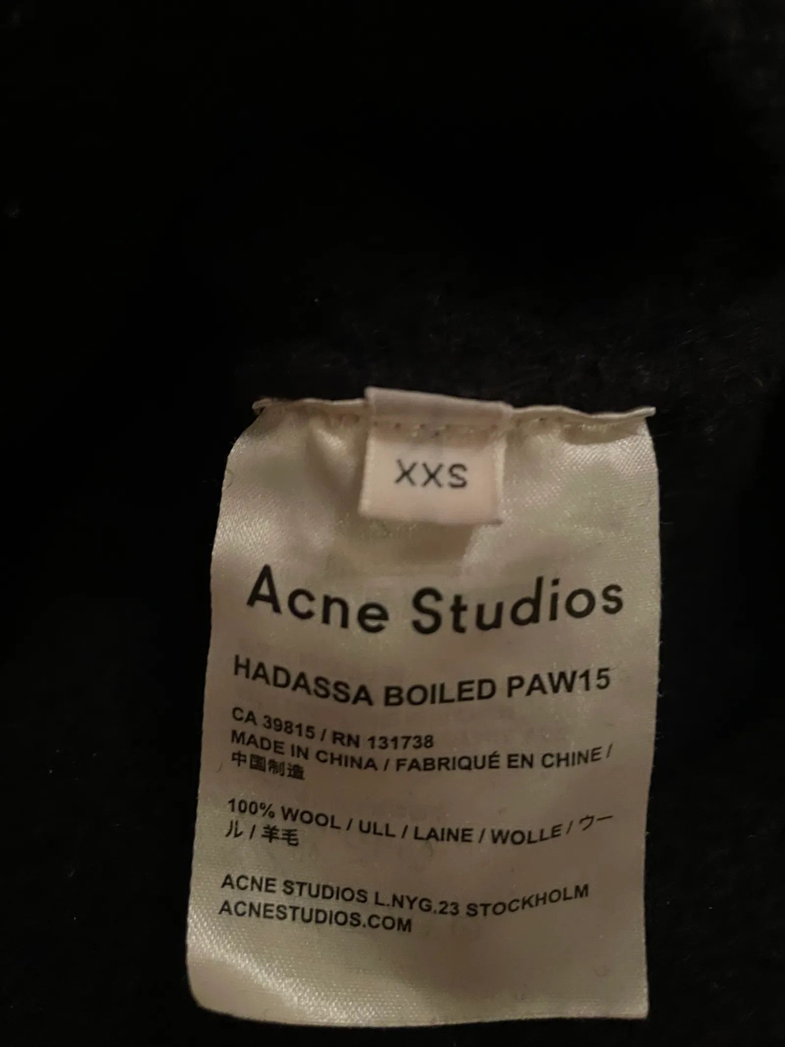 Acne Studios Acne Studios Hadassa Boiled Sweater Size XXS / US 00 / IT 34 - 3 Thumbnail