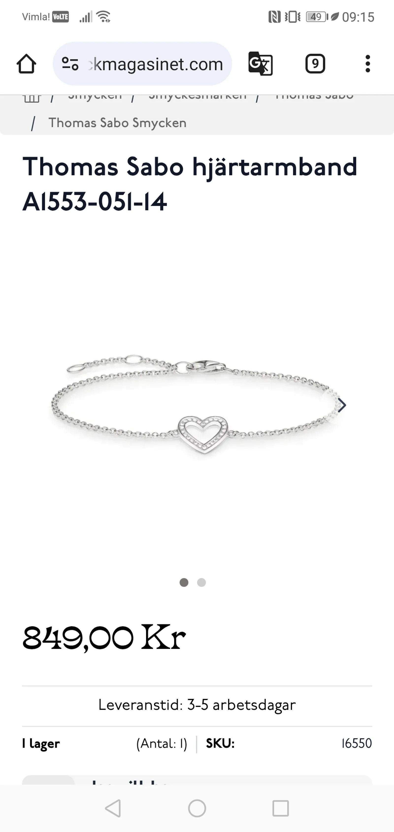 Thomas Sabo Thomas sabo Bracelet Size ONE SIZE - 4 Thumbnail
