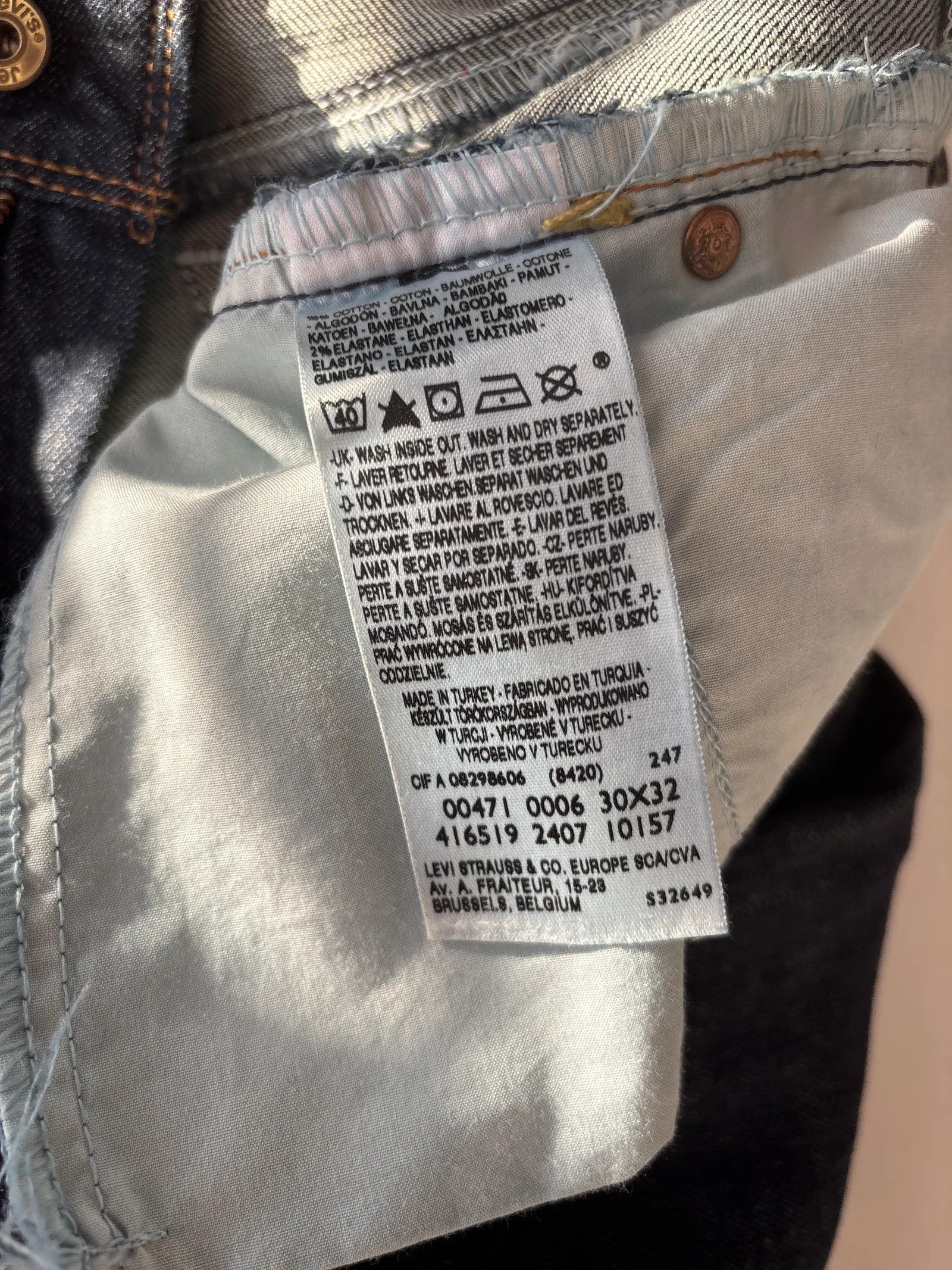 Levi's Levi's 471 slim fit Jeans Size 30" / US 8 / IT 44 - 3 Thumbnail