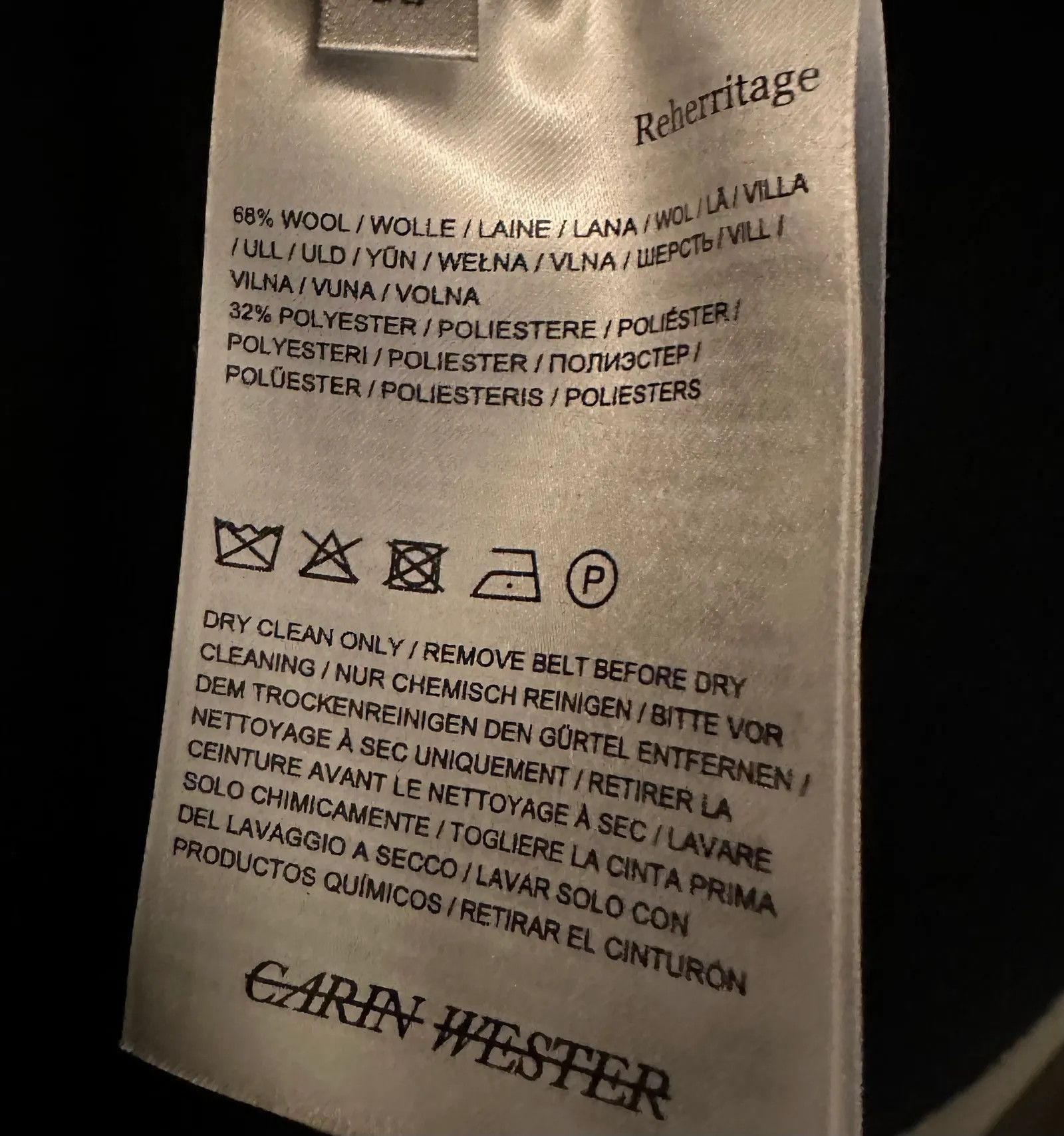 Carin Wester Carin Wester CW Premium, Reherritage Coat Size XS / US 0-2 / IT 36-38 - 4 Thumbnail