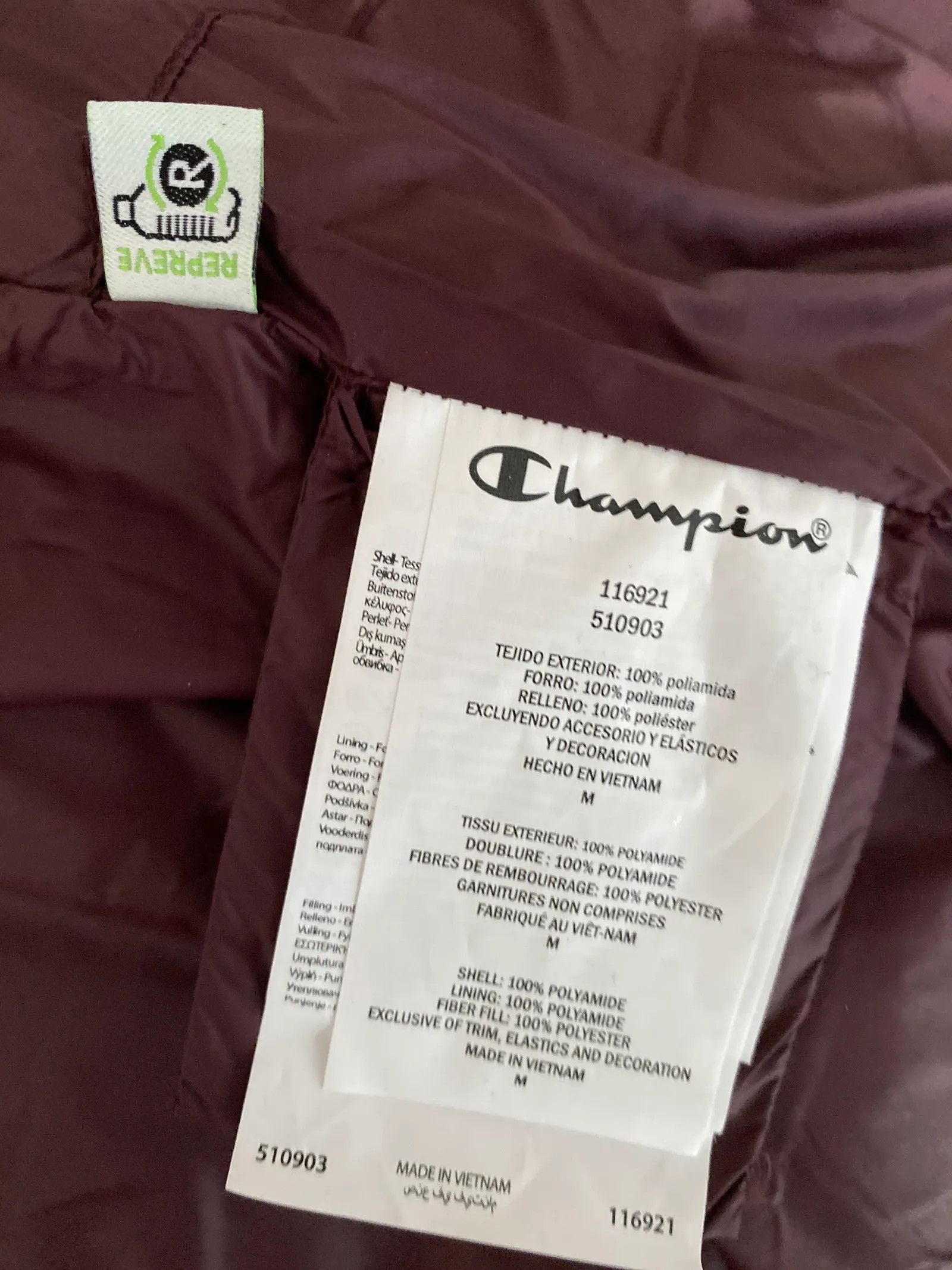 Champion Champion Hooded Jacket Jacket Size M / US 6-8 / IT 42-44 - 4 Thumbnail