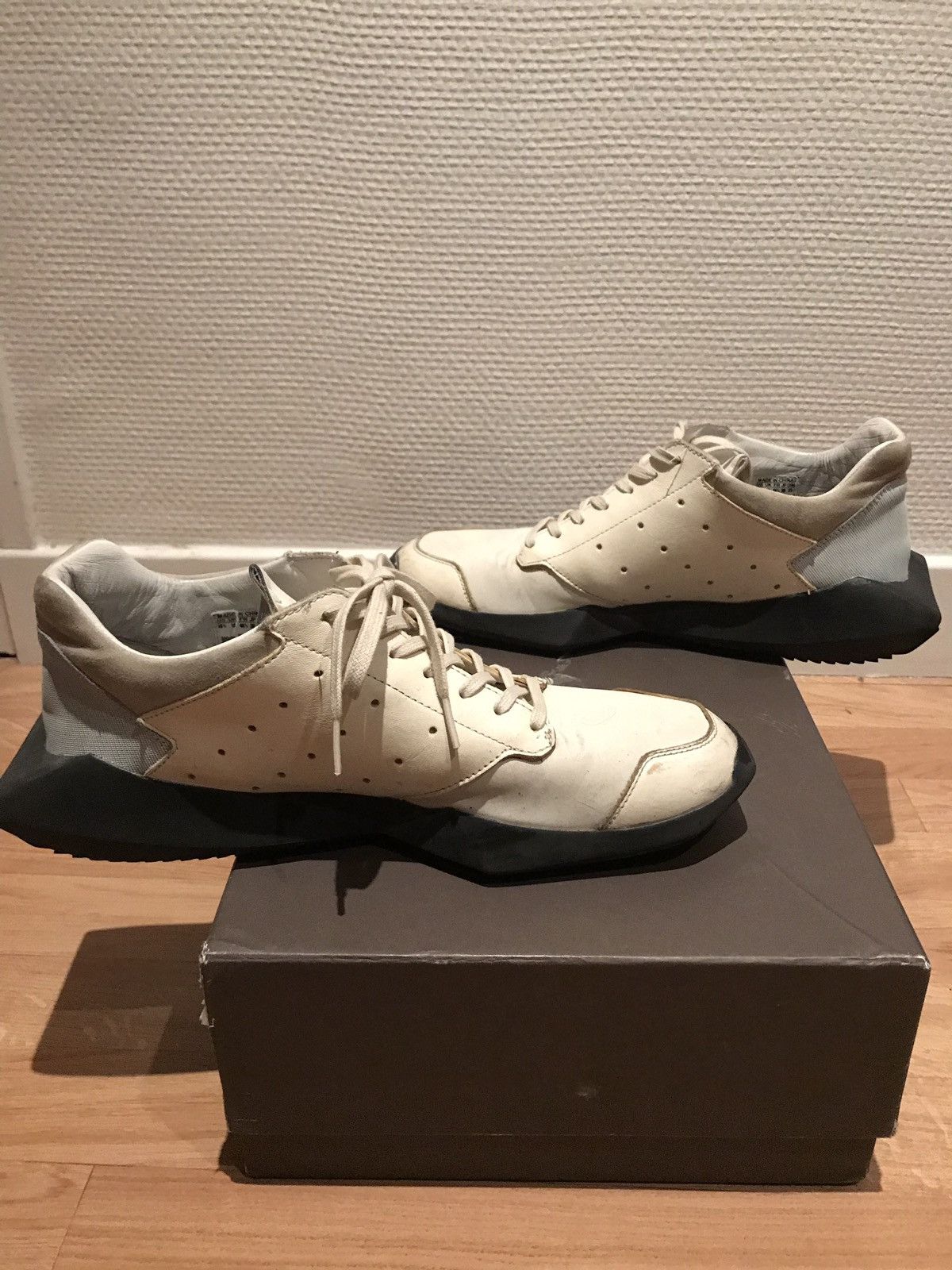 Adidas × Rick Owens Rick Owens X Adidas Tech Runner Trainers Size US 10.5 / EU 43-44 - 5 Thumbnail