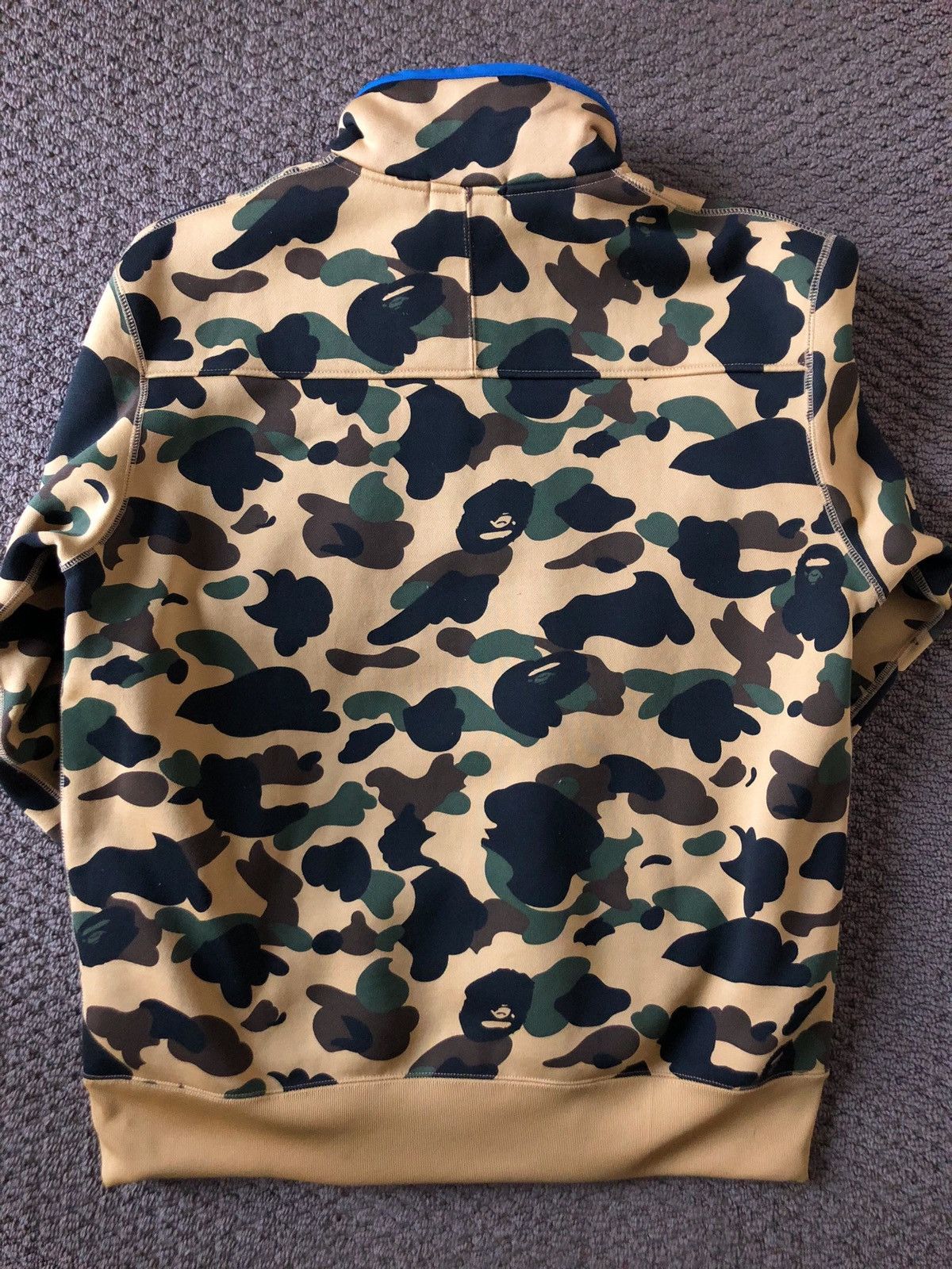 Bape Bape Half Snap Camo Pullover Sweater Size US XL / EU 56 / 4 - 2 Thumbnail
