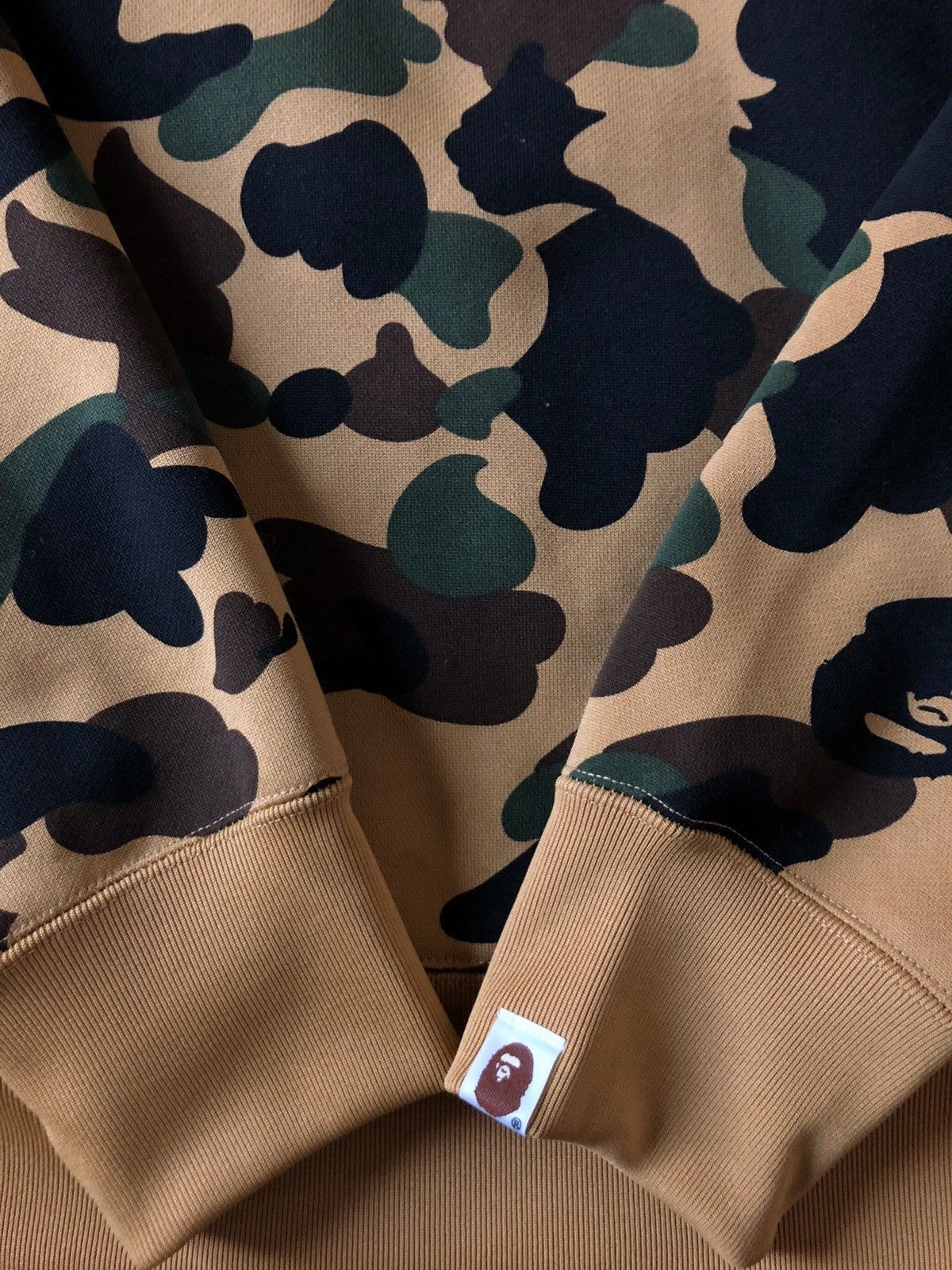 Bape Bape Half Snap Camo Pullover Sweater Size US XL / EU 56 / 4 - 4 Thumbnail