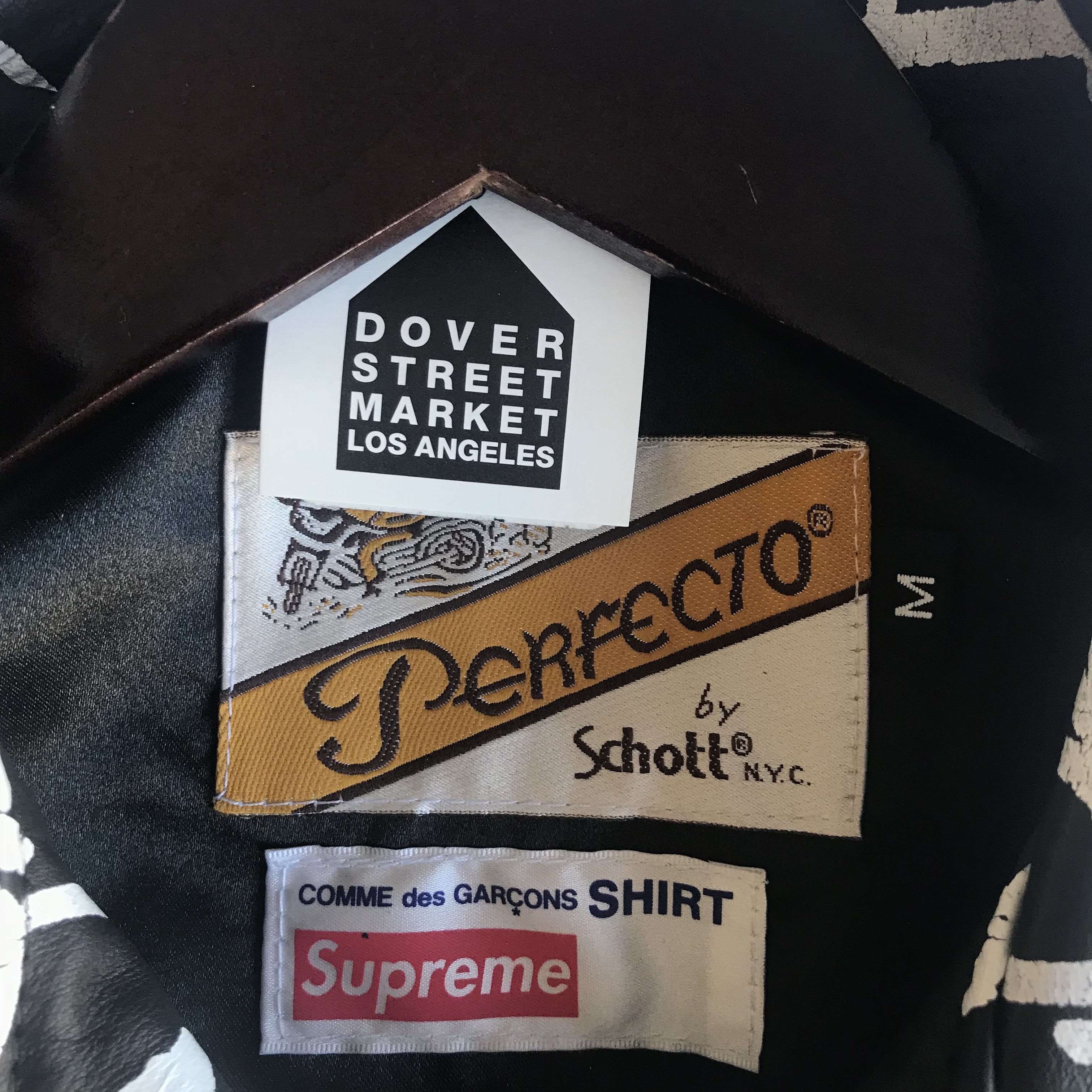 Supreme Supreme Comme Des Garcons CDG Painted Leather Schott