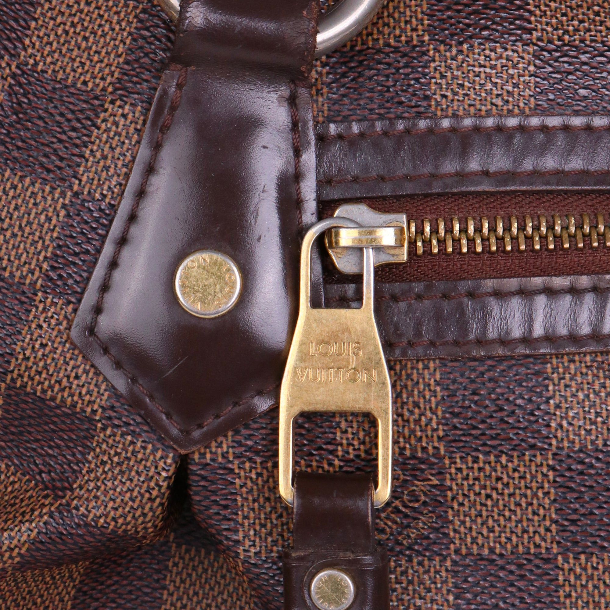 Louis Vuitton LOUIS VUITTON - Louis Vuitton Evora MM shoulder bag in ebony damier canvas Size ONE SIZE - 7 Thumbnail