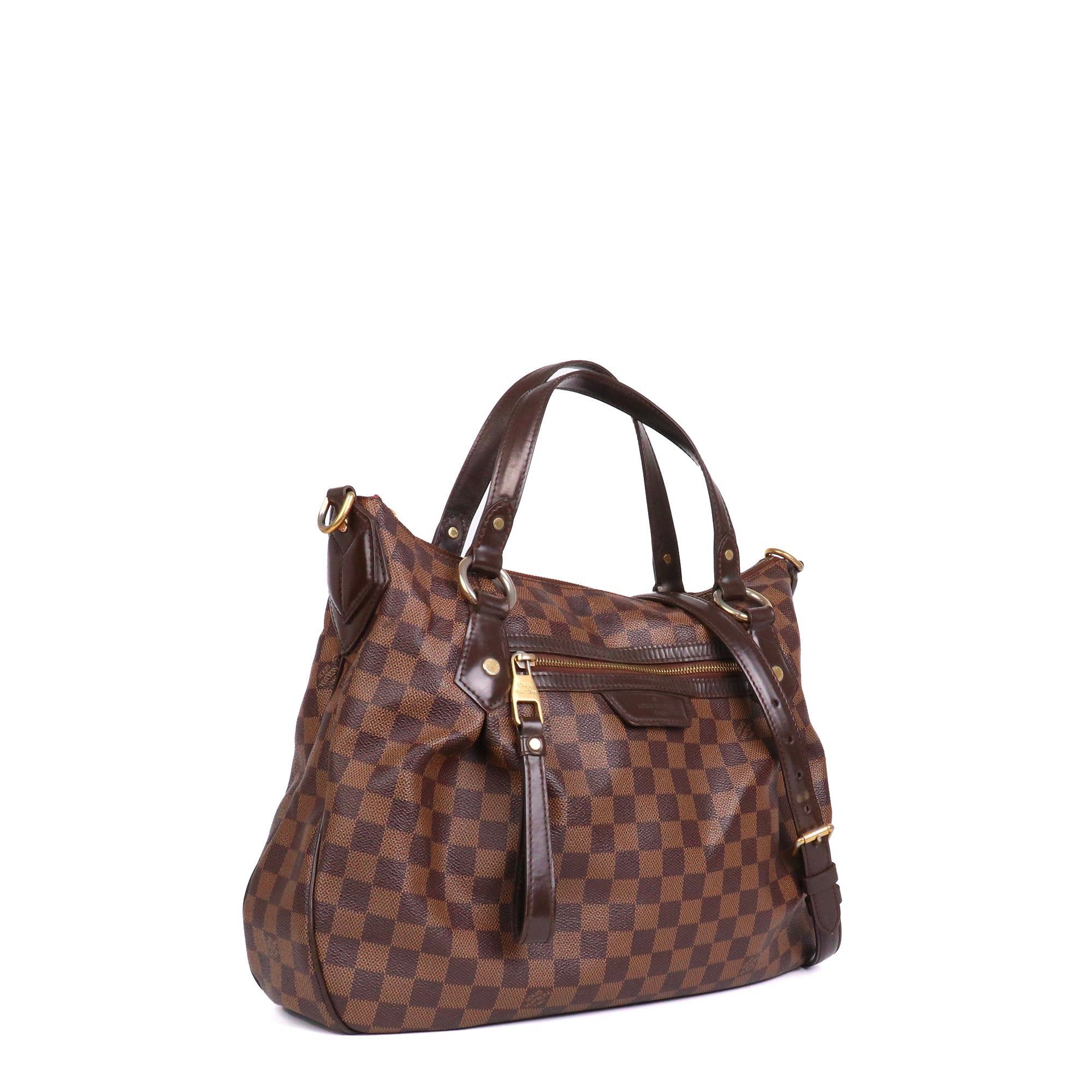 Louis Vuitton LOUIS VUITTON - Louis Vuitton Evora MM shoulder bag in ebony damier canvas Size ONE SIZE - 2 Thumbnail