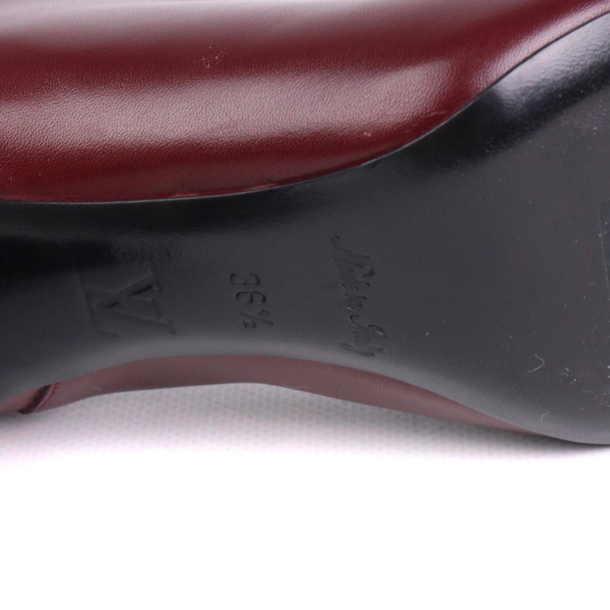 Louis Vuitton LOUIS VUITTON - Louis Vuitton ankle boots in burgundy leather Size US 5.5 / IT 35.5 - 8 Thumbnail