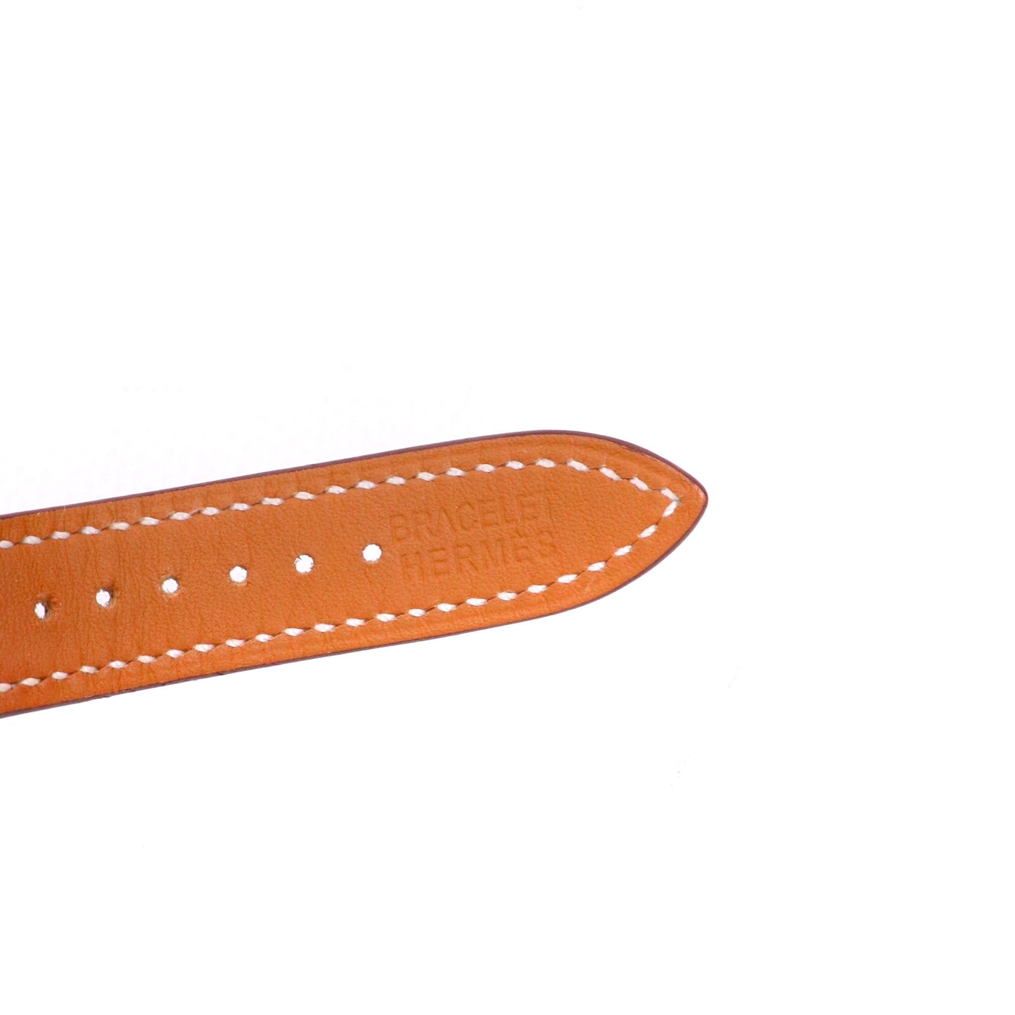 Hermes HERMÈS - Heure H Hermès mini model watch in brown leather Size ONE SIZE - 7 Thumbnail