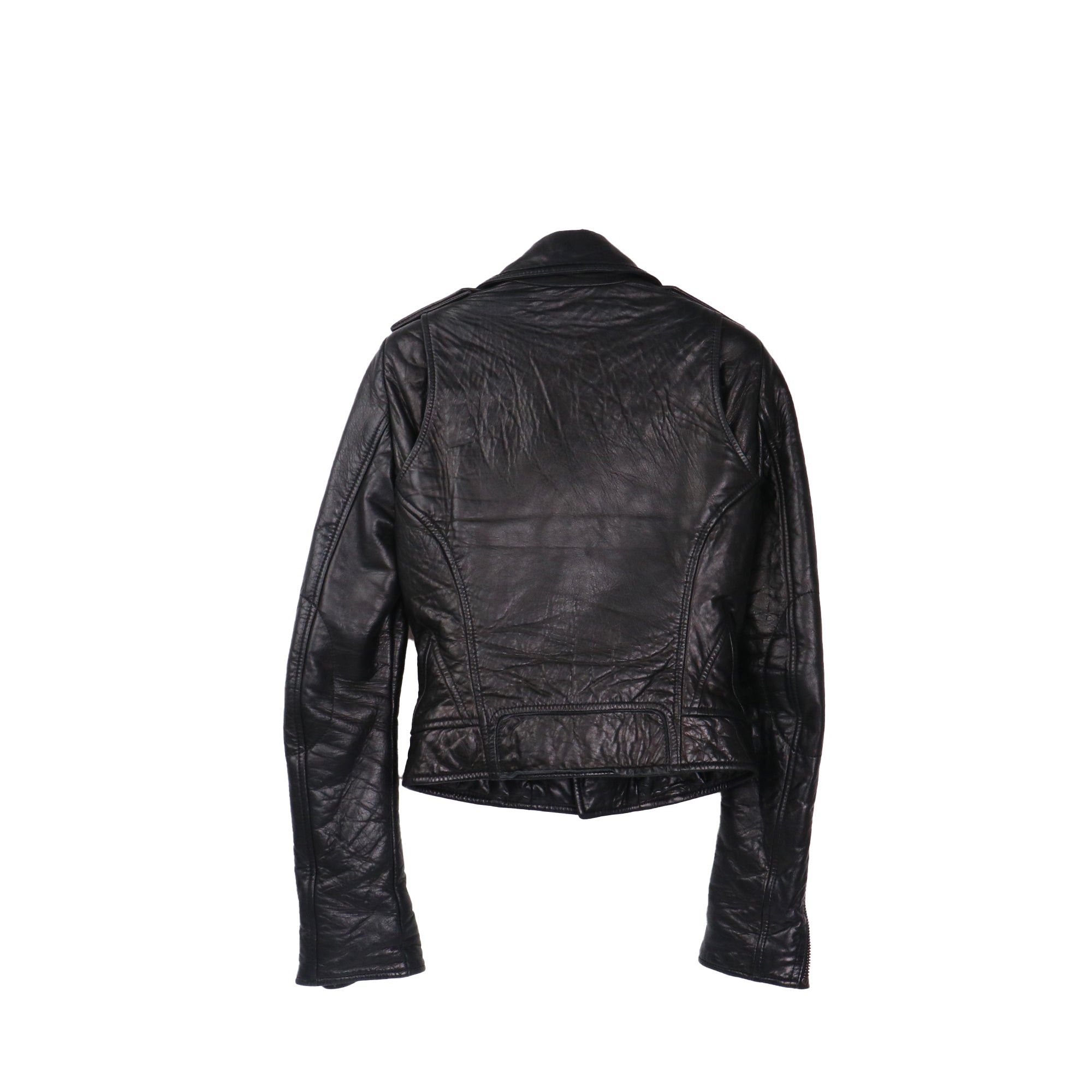 Balenciaga BALENCIAGA - Balenciaga jacket in black leather (T36) Size XS / US 0-2 / IT 36-38 - 2 Thumbnail