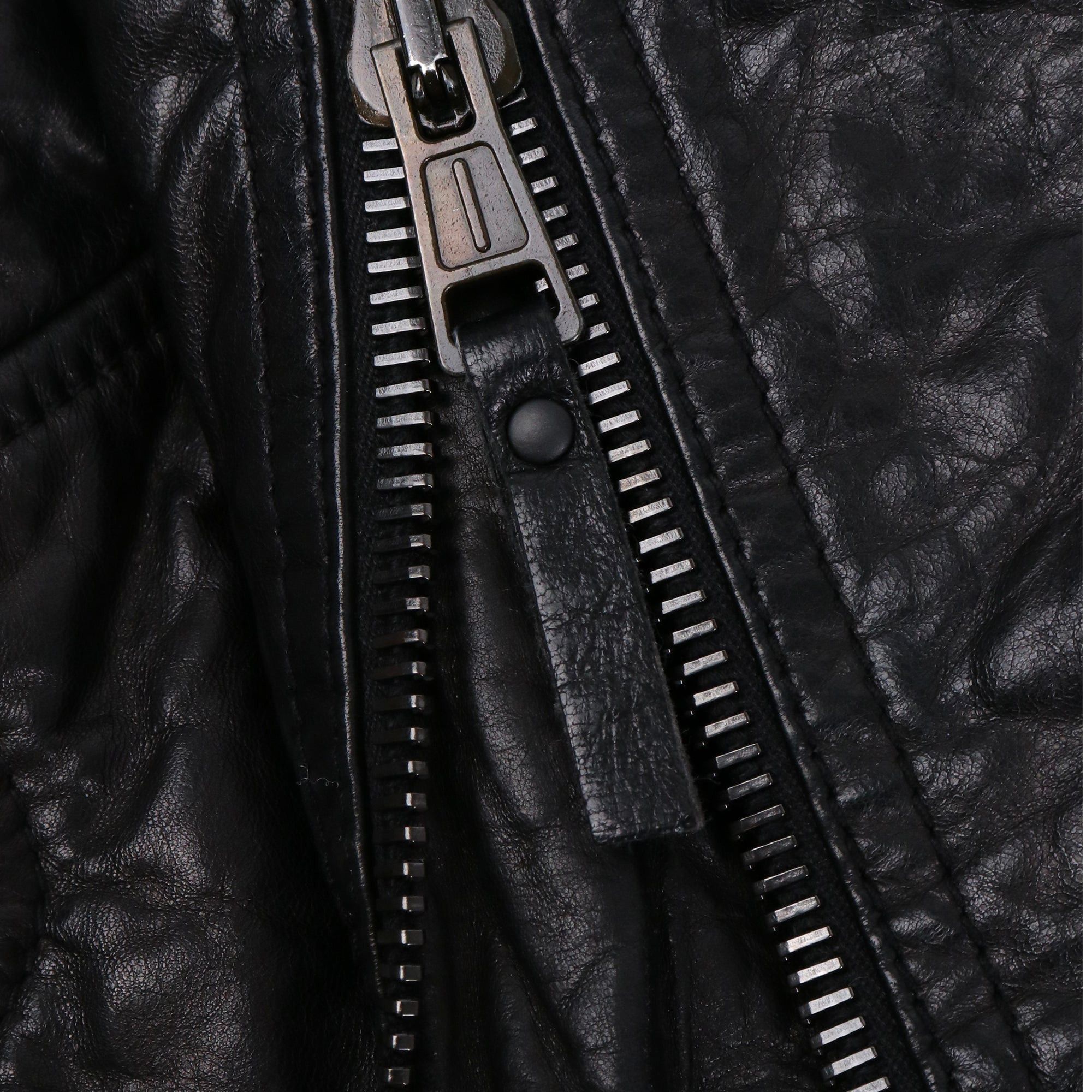 Balenciaga BALENCIAGA - Balenciaga jacket in black leather (T36) Size XS / US 0-2 / IT 36-38 - 4 Thumbnail