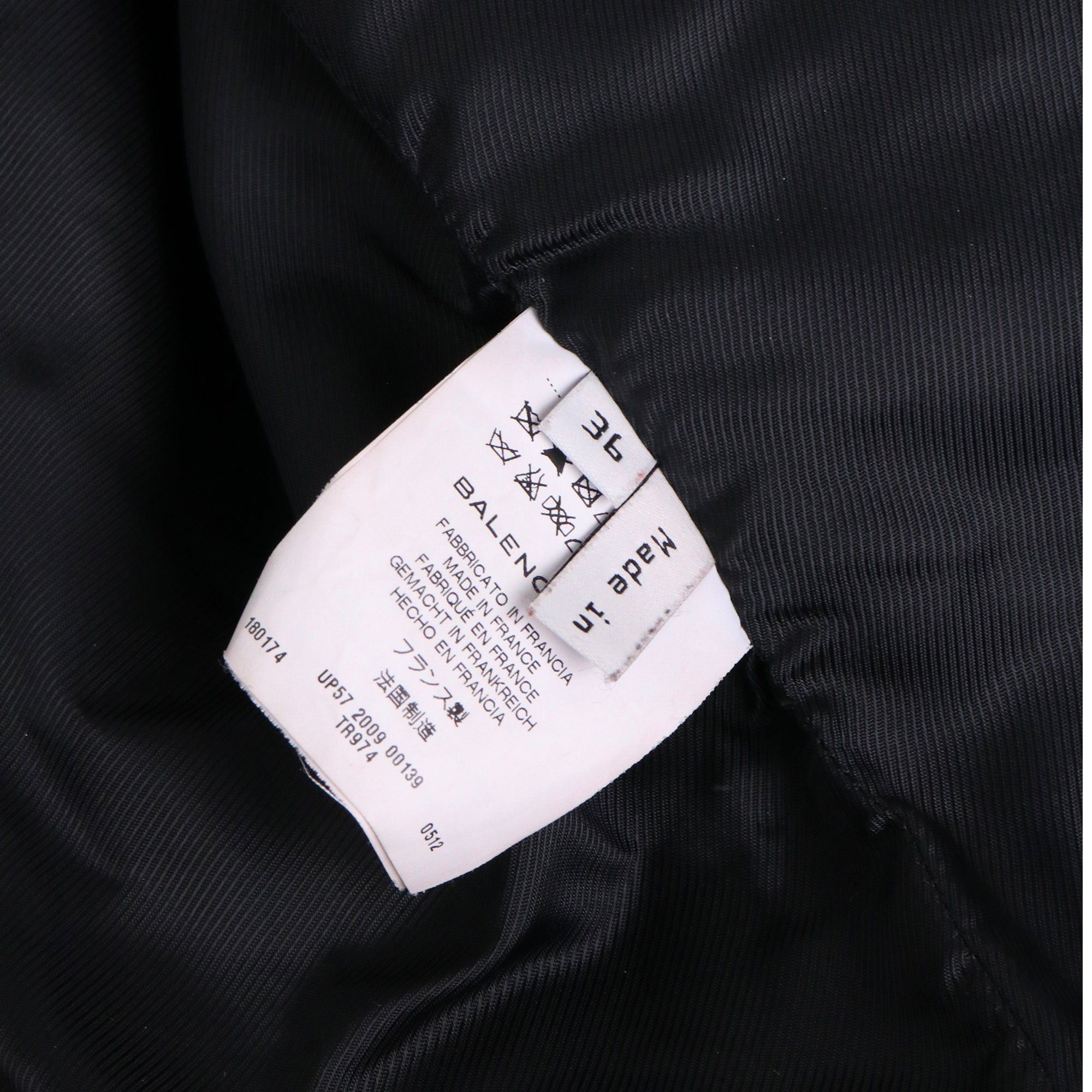 Balenciaga BALENCIAGA - Balenciaga jacket in black leather (T36) Size XS / US 0-2 / IT 36-38 - 7 Thumbnail