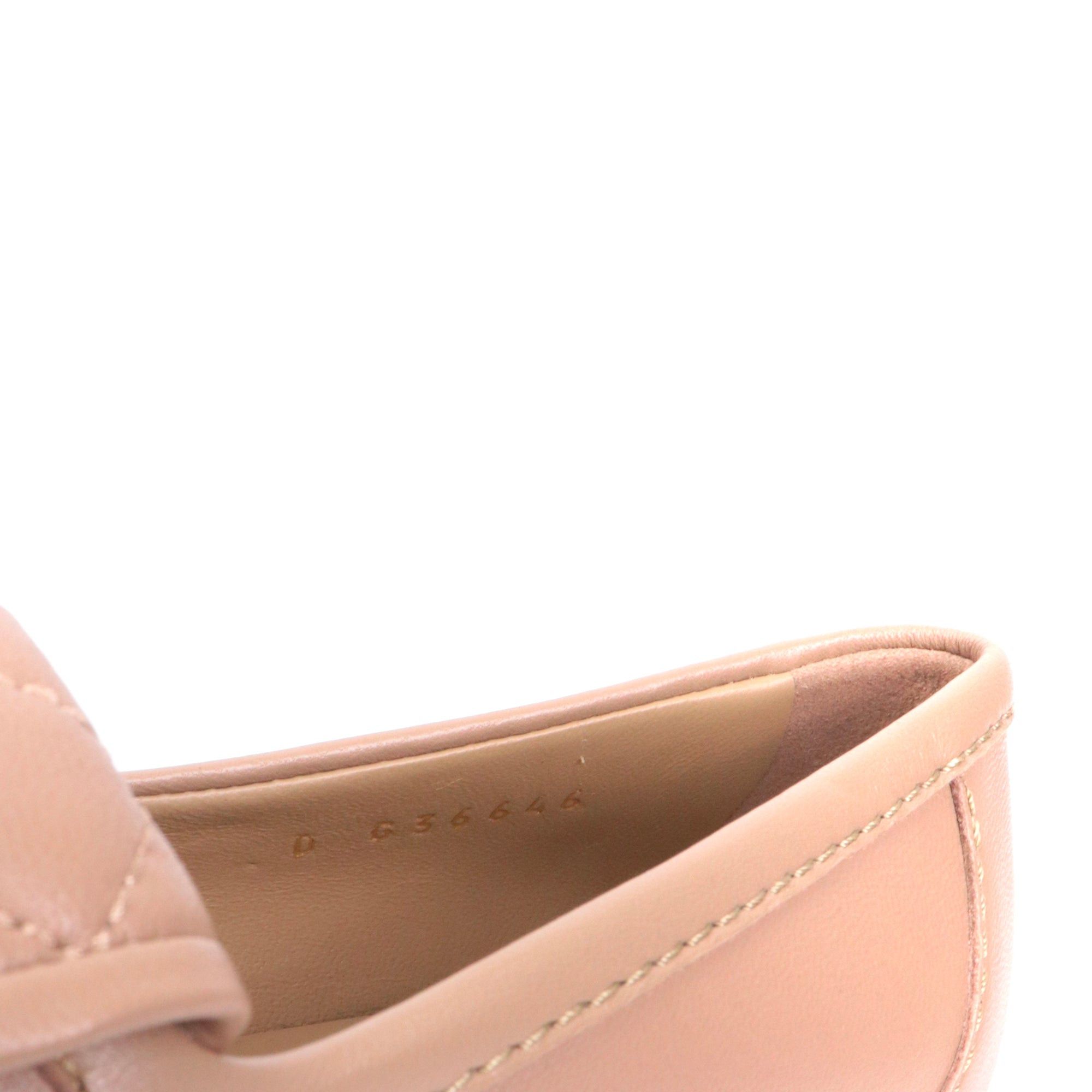 Chanel CHANEL - Chanel nude leather loafers (T35) Size US 4 / IT 34 - 8 Thumbnail