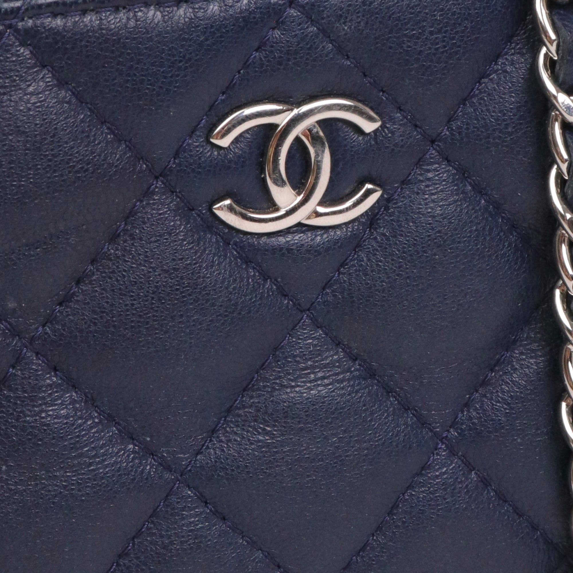 Chanel CHANEL - Chanel Timeless Wallet On Chain bag in navy blue leather Size ONE SIZE - 4 Thumbnail