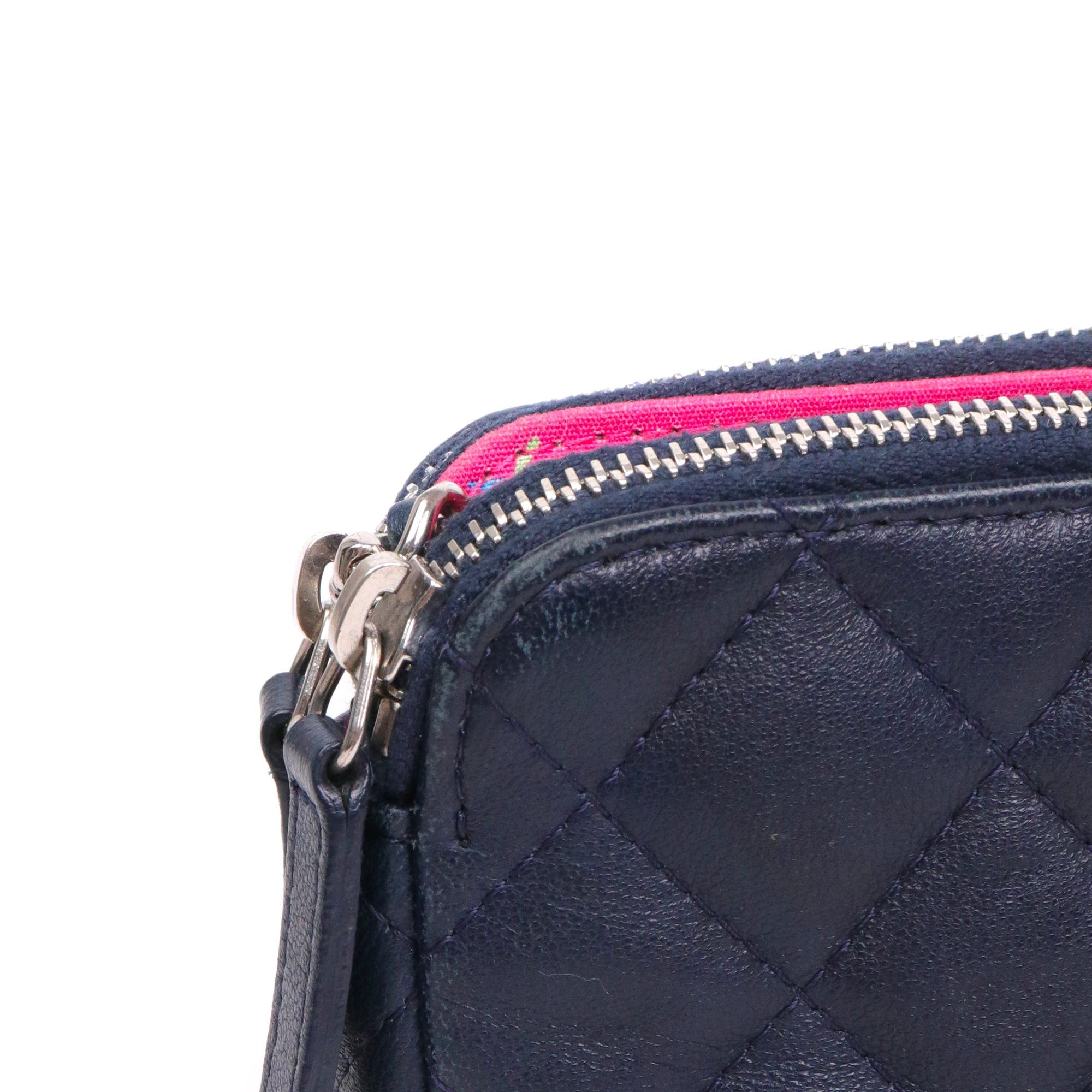 Chanel CHANEL - Chanel Timeless Wallet On Chain bag in navy blue leather Size ONE SIZE - 5 Thumbnail