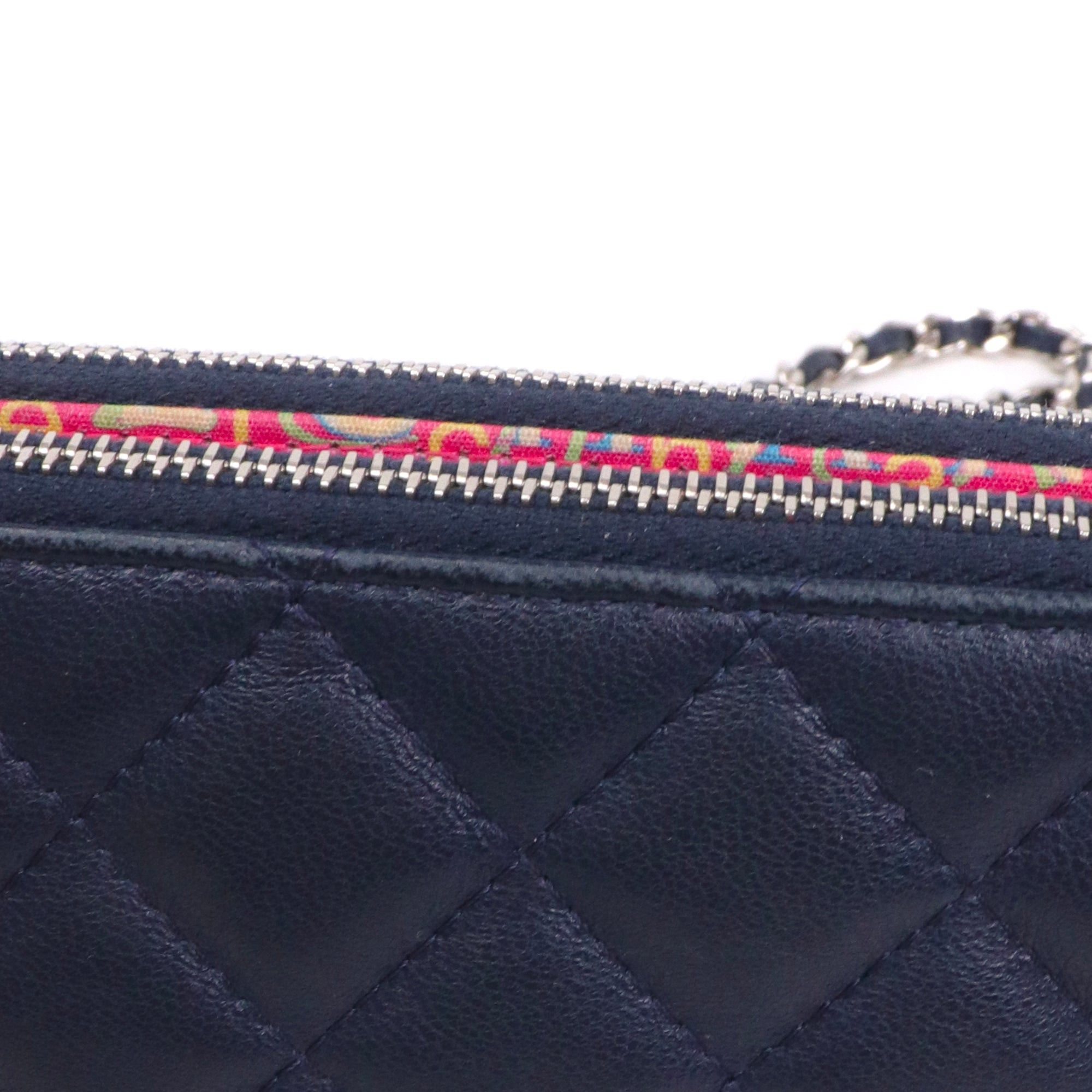 Chanel CHANEL - Chanel Timeless Wallet On Chain bag in navy blue leather Size ONE SIZE - 7 Thumbnail