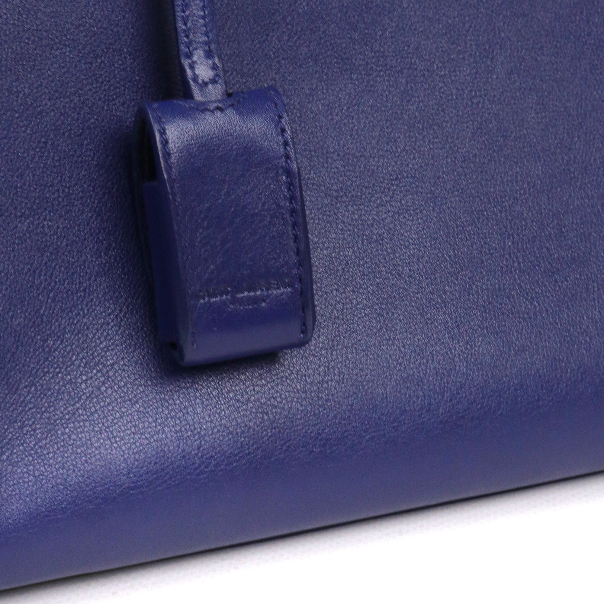 Saint Laurent Paris SAINT LAURENT - Saint Laurent Medium Day Bag in midnight blue leather Size ONE SIZE - 6 Thumbnail