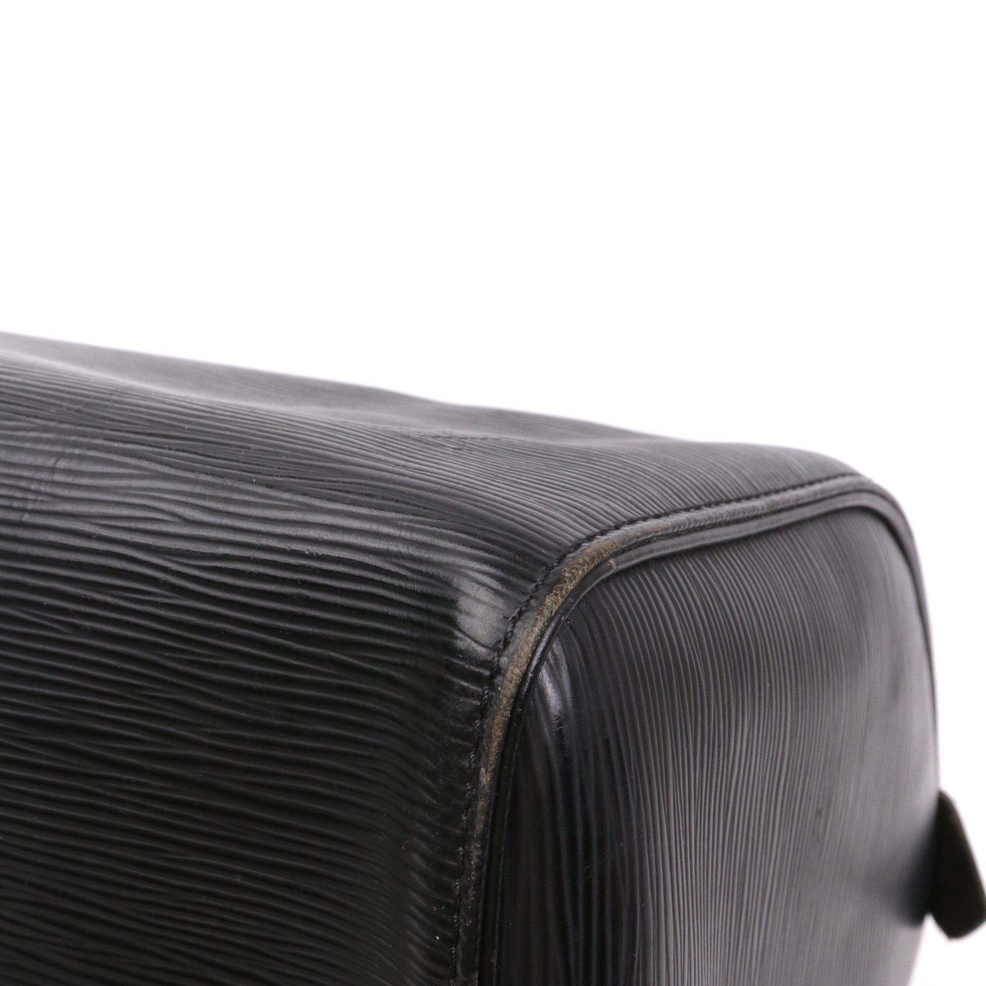 Louis Vuitton LOUIS VUITTON - Louis Vuitton Speedy 35 handbag in black epi leather Size ONE SIZE - 7 Thumbnail