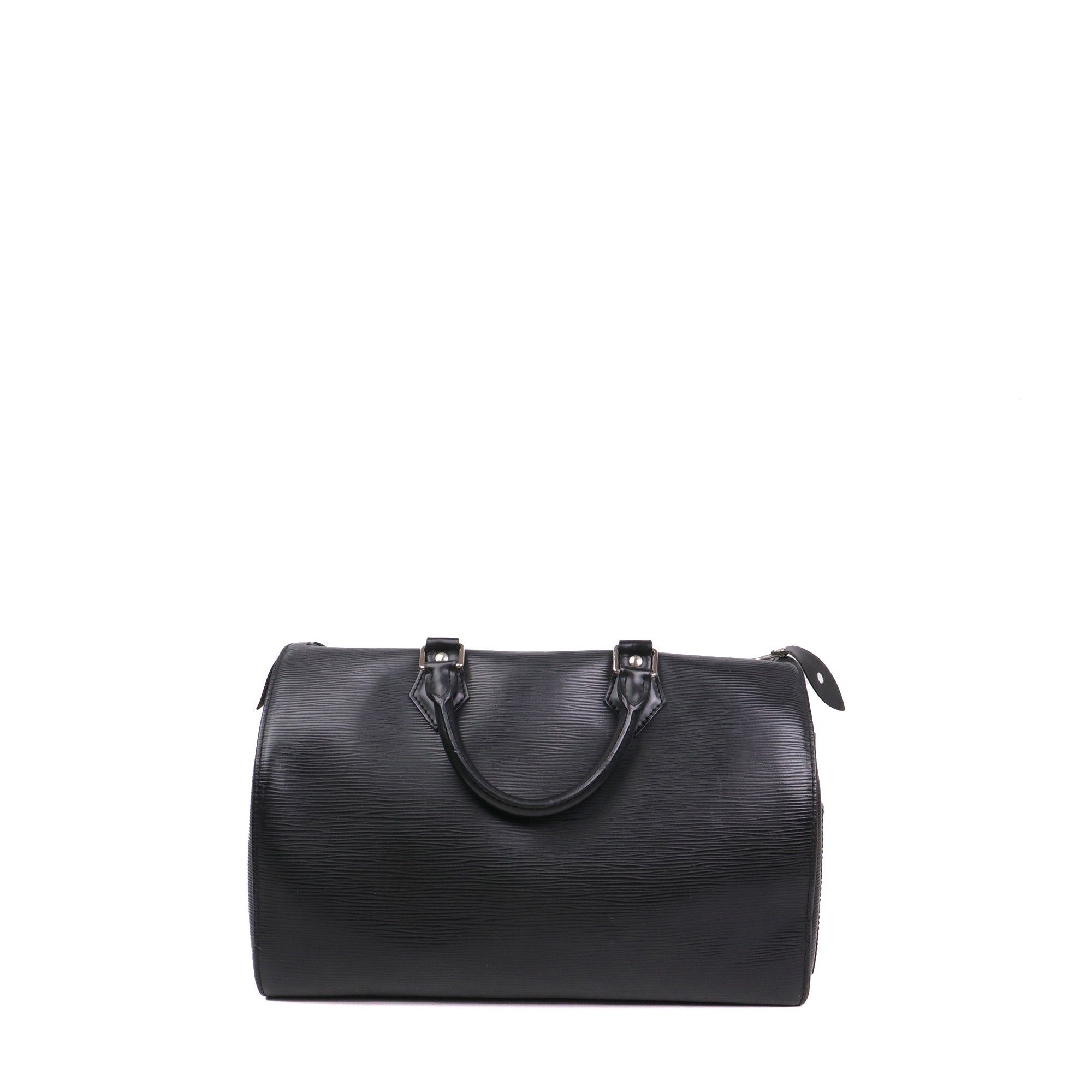 Louis Vuitton LOUIS VUITTON - Louis Vuitton Speedy 35 handbag in black epi leather Size ONE SIZE - 3 Thumbnail