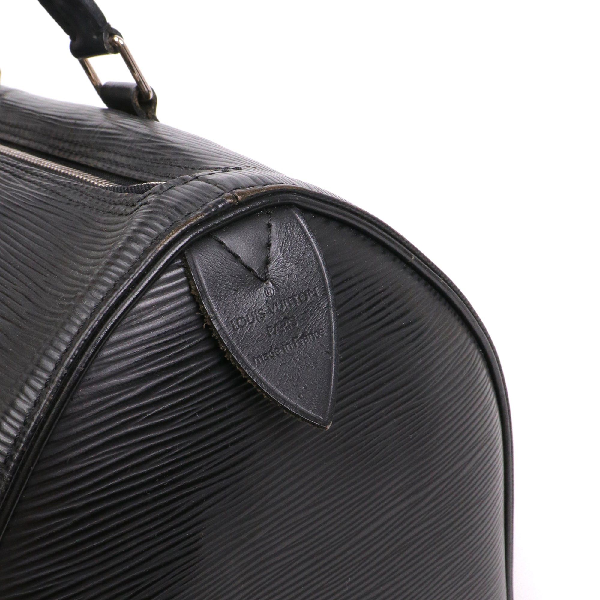 Louis Vuitton LOUIS VUITTON - Louis Vuitton Speedy 35 handbag in black epi leather Size ONE SIZE - 6 Thumbnail