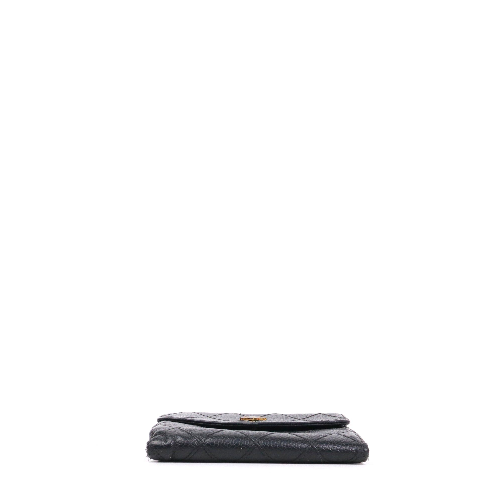 Chanel CHANEL - Chanel coin purse in black caviar leather Size ONE SIZE - 3 Thumbnail