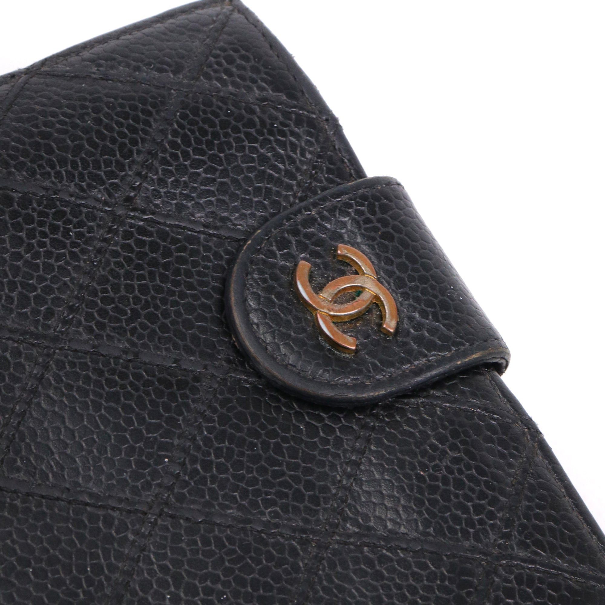 Chanel CHANEL - Chanel coin purse in black caviar leather Size ONE SIZE - 4 Thumbnail