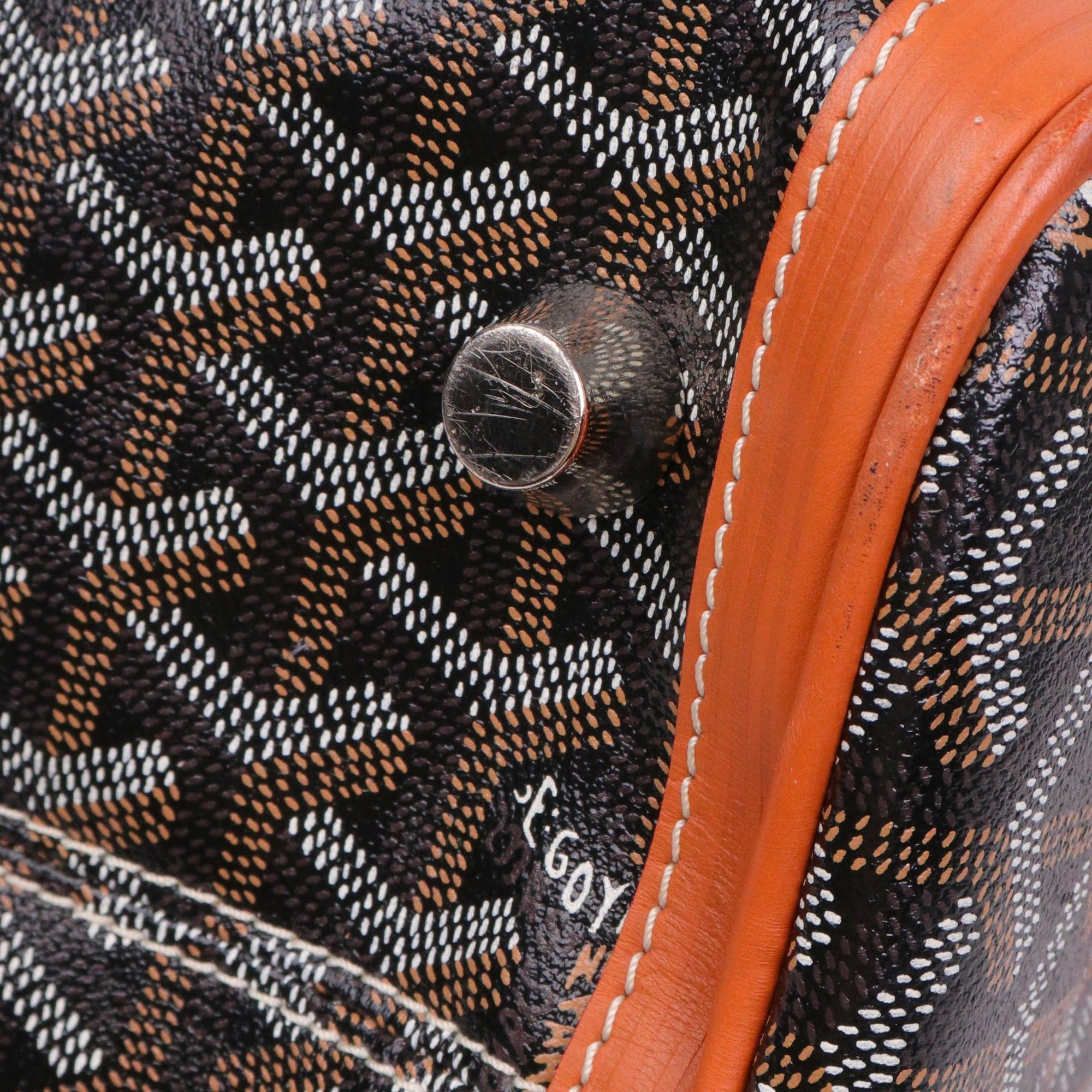 Goyard GOYARD - Goyard Croisière handbag in black coated canvas Size ONE SIZE - 5 Thumbnail