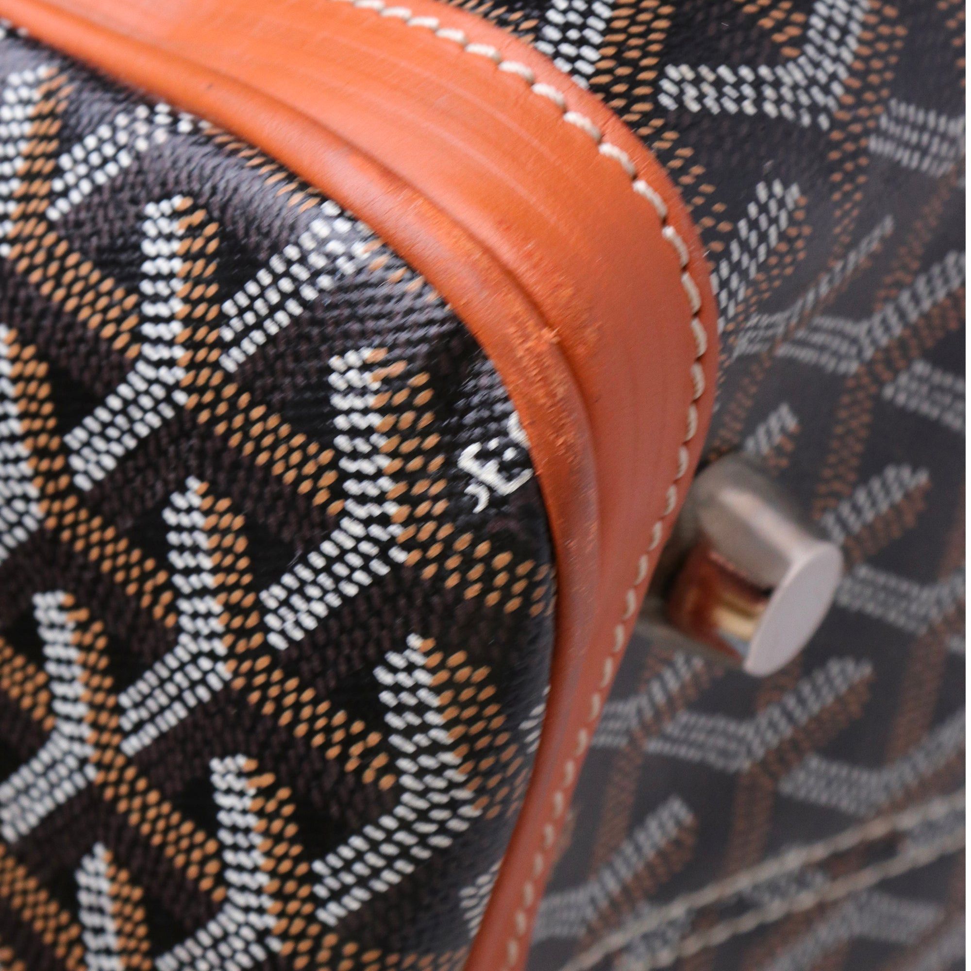 Goyard GOYARD - Goyard Croisière handbag in black coated canvas Size ONE SIZE - 6 Thumbnail