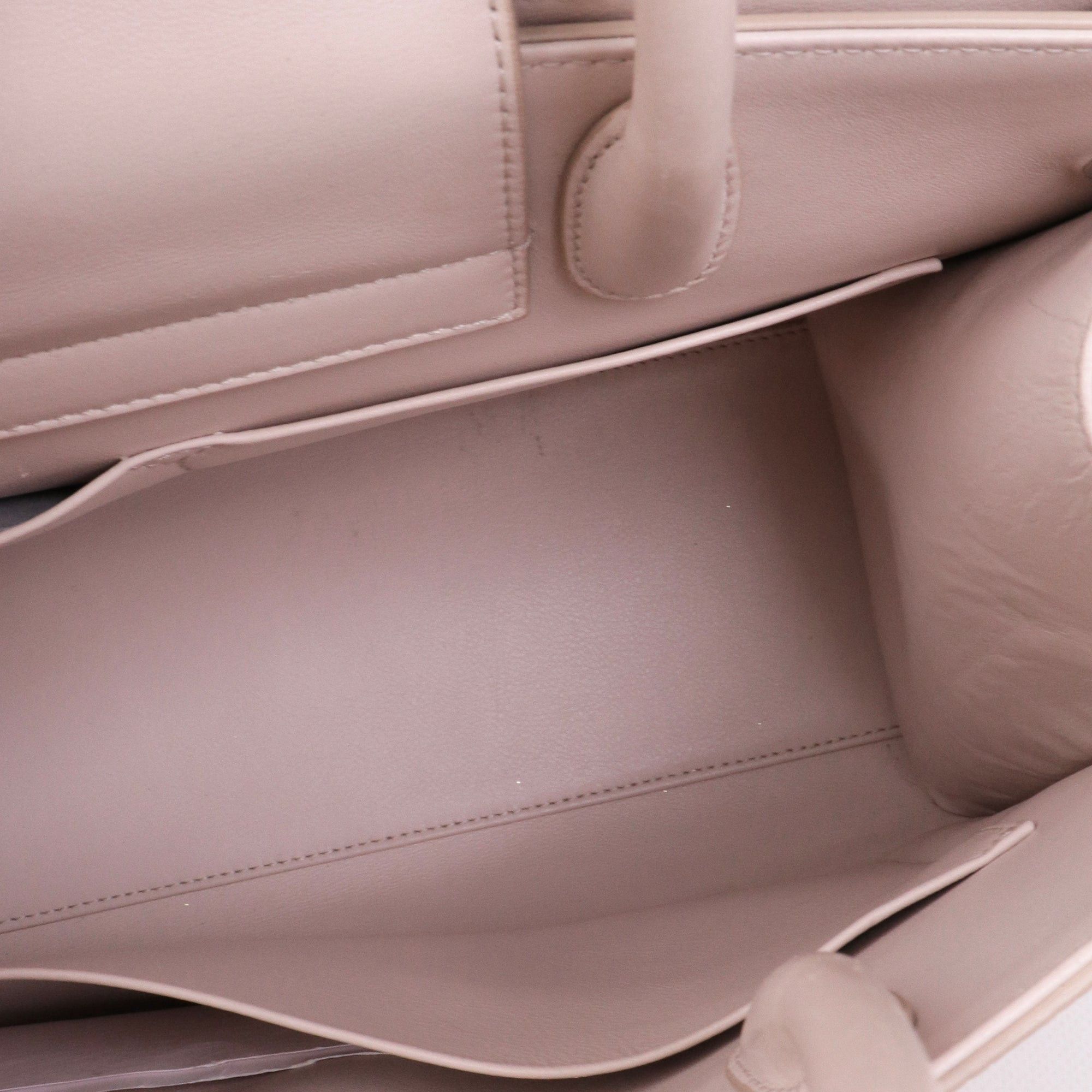 Dior DIOR - Diorever Dior handbag in pale pink grained leather Size ONE SIZE - 8 Thumbnail
