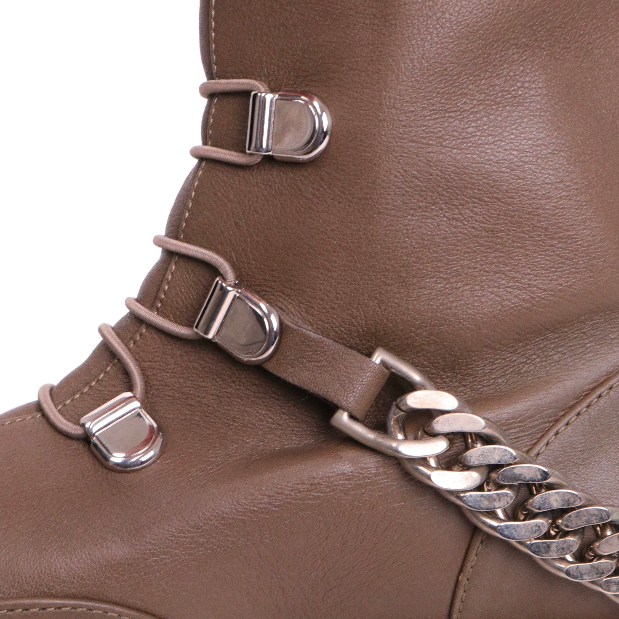 Christian Louboutin LOUBOUTIN - Horse Guarda Louboutin boots in gray leather (T37) Size US 6 / IT 36 - 5 Thumbnail