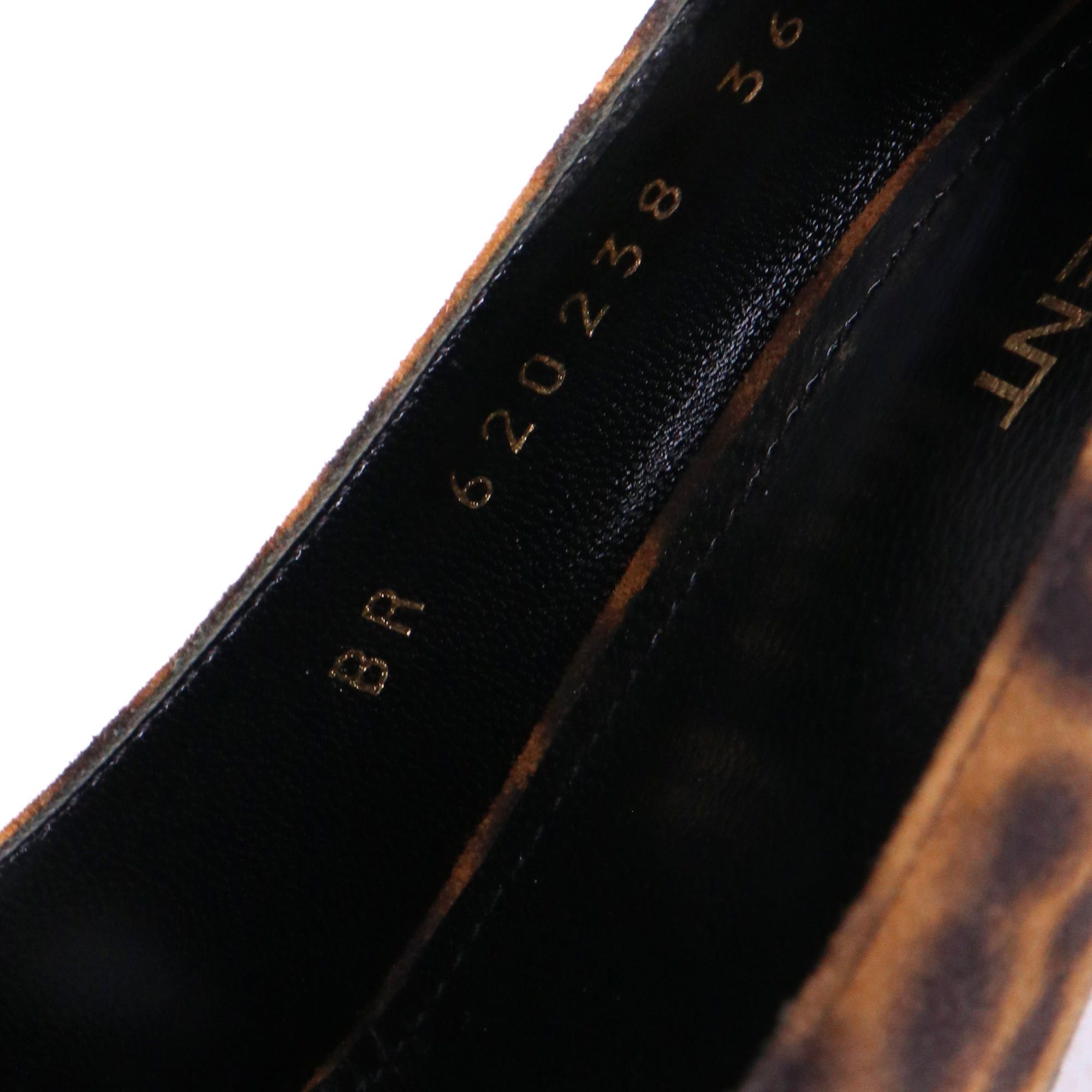 Saint Laurent Paris SAINT LAURENT - Saint Laurent Lexi heeled pumps in leopard suede (T36.5) Size US 5.5 / IT 35.5 - 6 Thumbnail