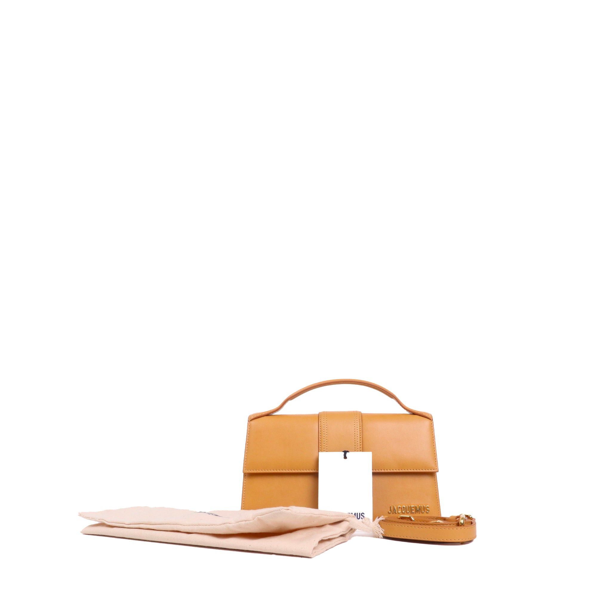 Jacquemus JACQUEMUS - Le Grand Bambino Jacquemus shoulder bag in brown leather Size ONE SIZE - 7 Thumbnail