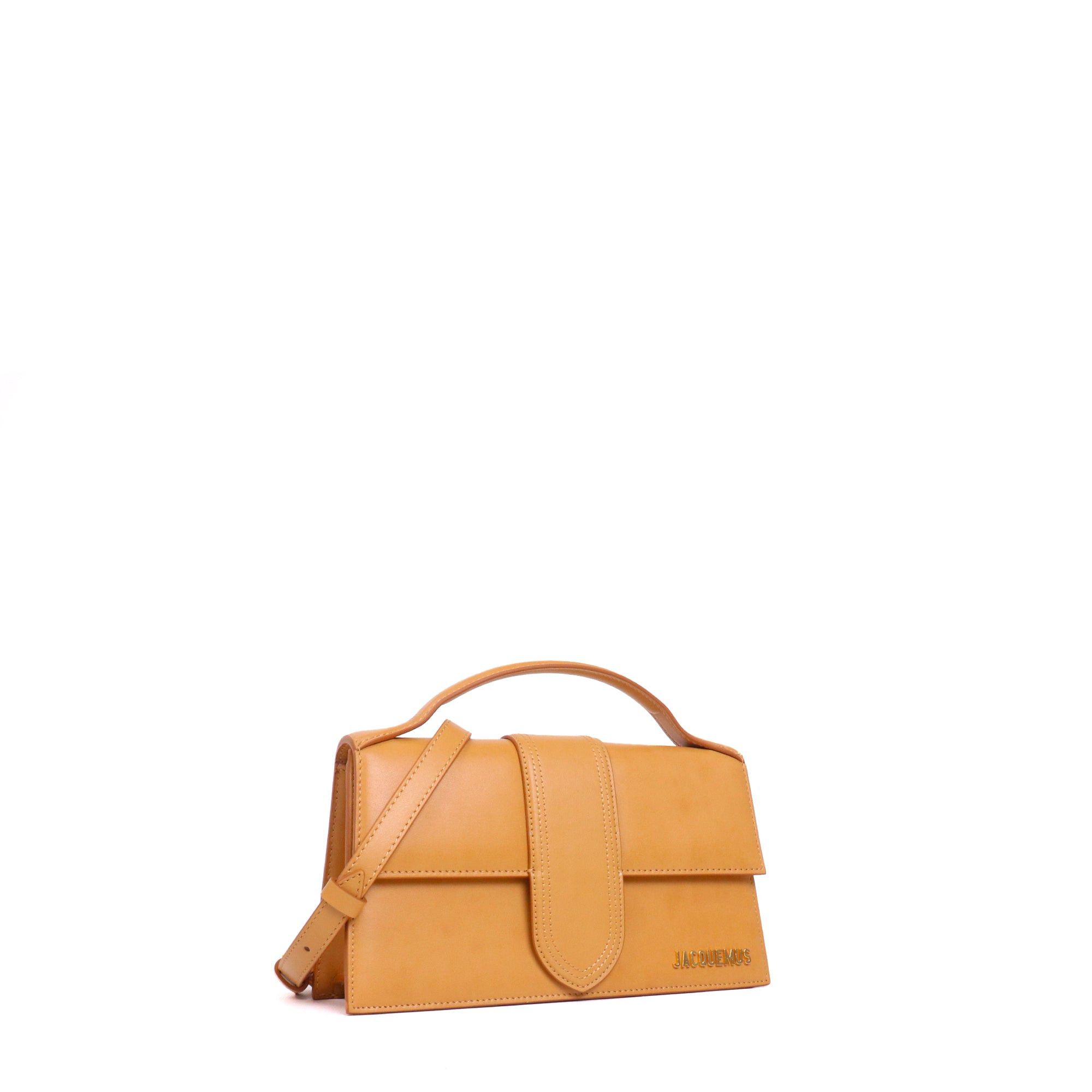 Jacquemus JACQUEMUS - Le Grand Bambino Jacquemus shoulder bag in brown leather Size ONE SIZE - 2 Thumbnail