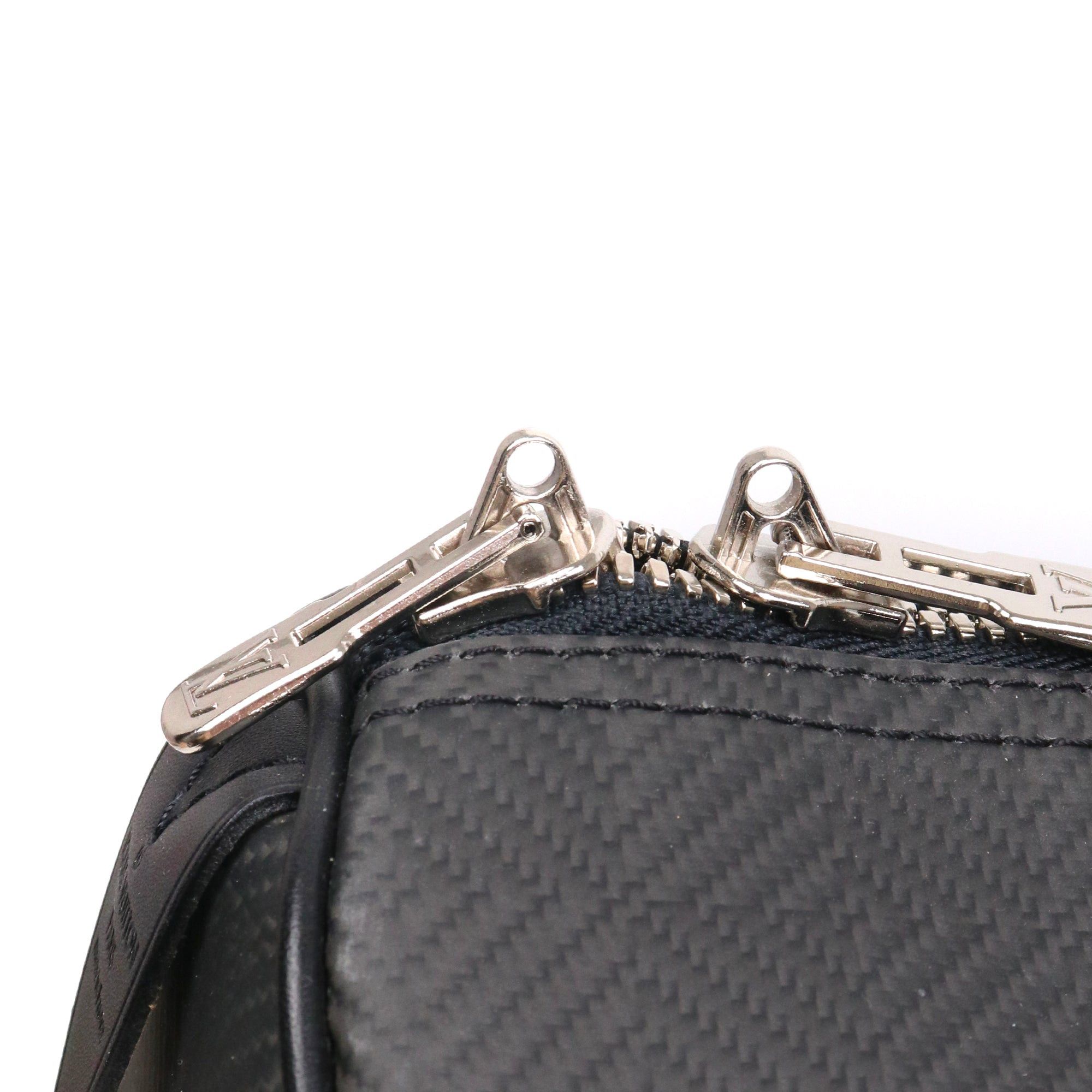 Louis Vuitton LOUIS VUITTON - Louis Vuitton Keepall 45 travel bag in carbon damier canvas Size ONE SIZE - 5 Thumbnail