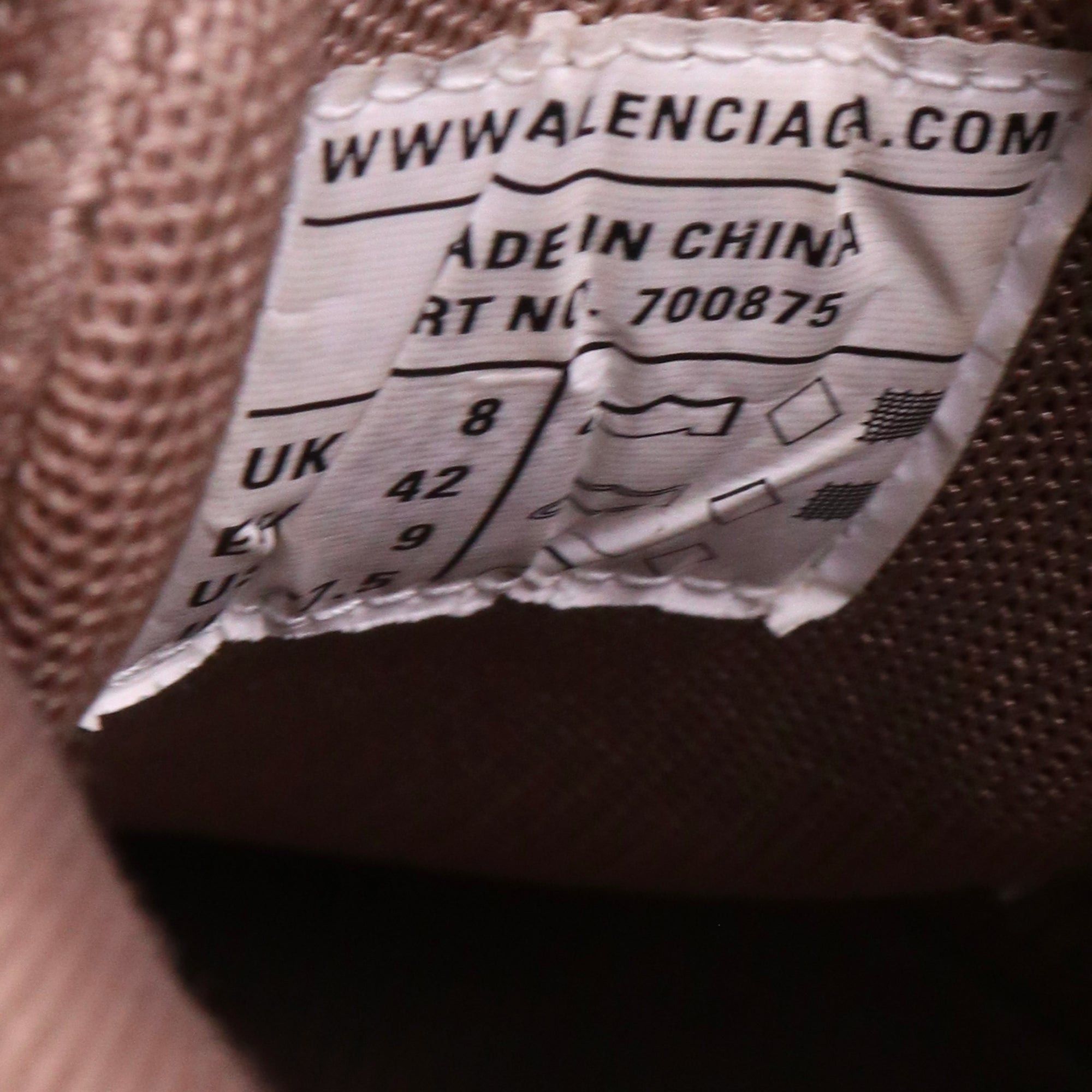 Balenciaga BALENCIAGA - Balenciaga Track sneakers in brown leather and canvas (T42) Size US 11 / IT 41 - 6 Thumbnail