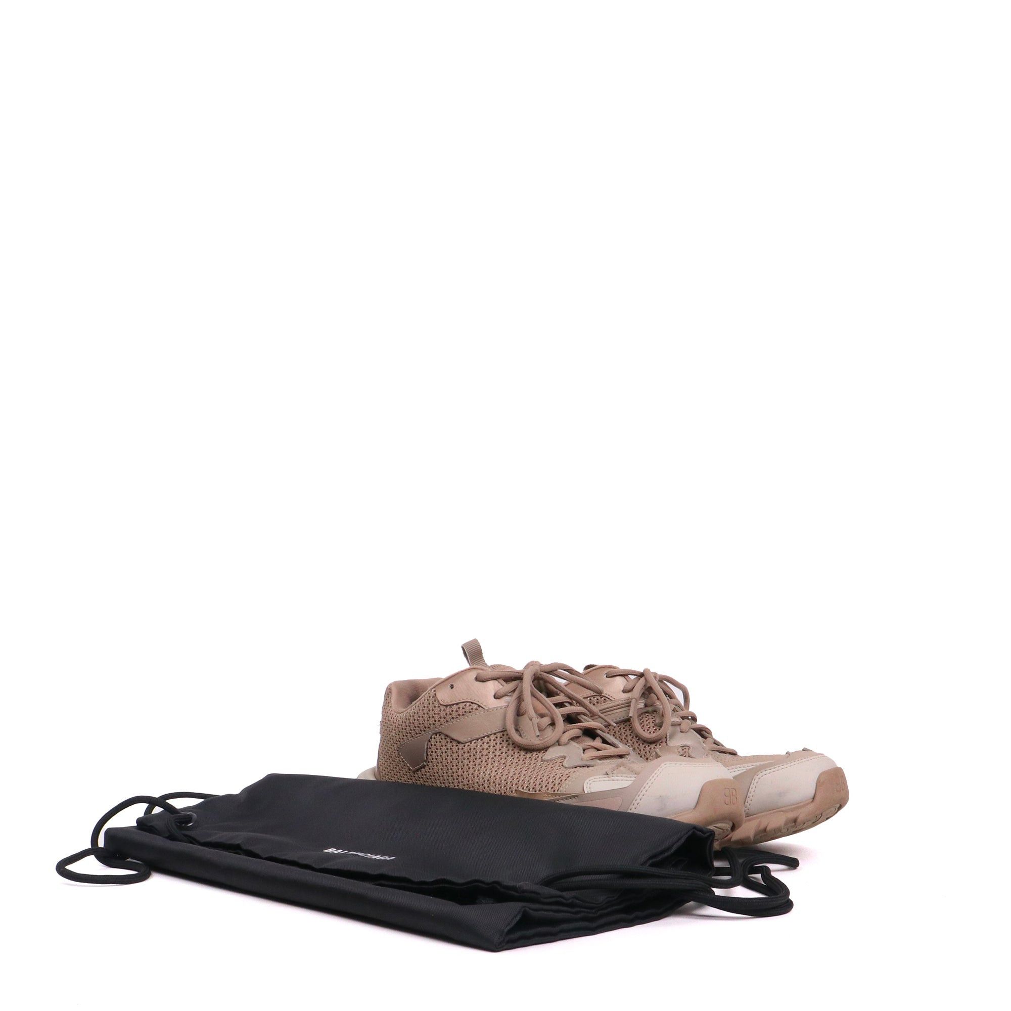 Balenciaga BALENCIAGA - Balenciaga Track sneakers in brown leather and canvas (T42) Size US 11 / IT 41 - 7 Thumbnail