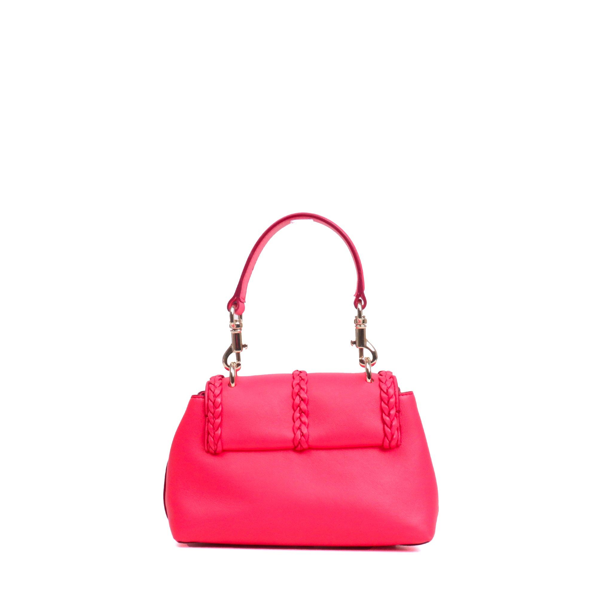 Chloe CHLOÉ - Chloé Pénélope PM shoulder bag in pink leather Size ONE SIZE - 3 Thumbnail
